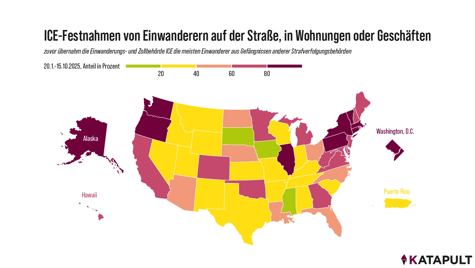 Trump schiebt weniger ab, dafür aggressiver