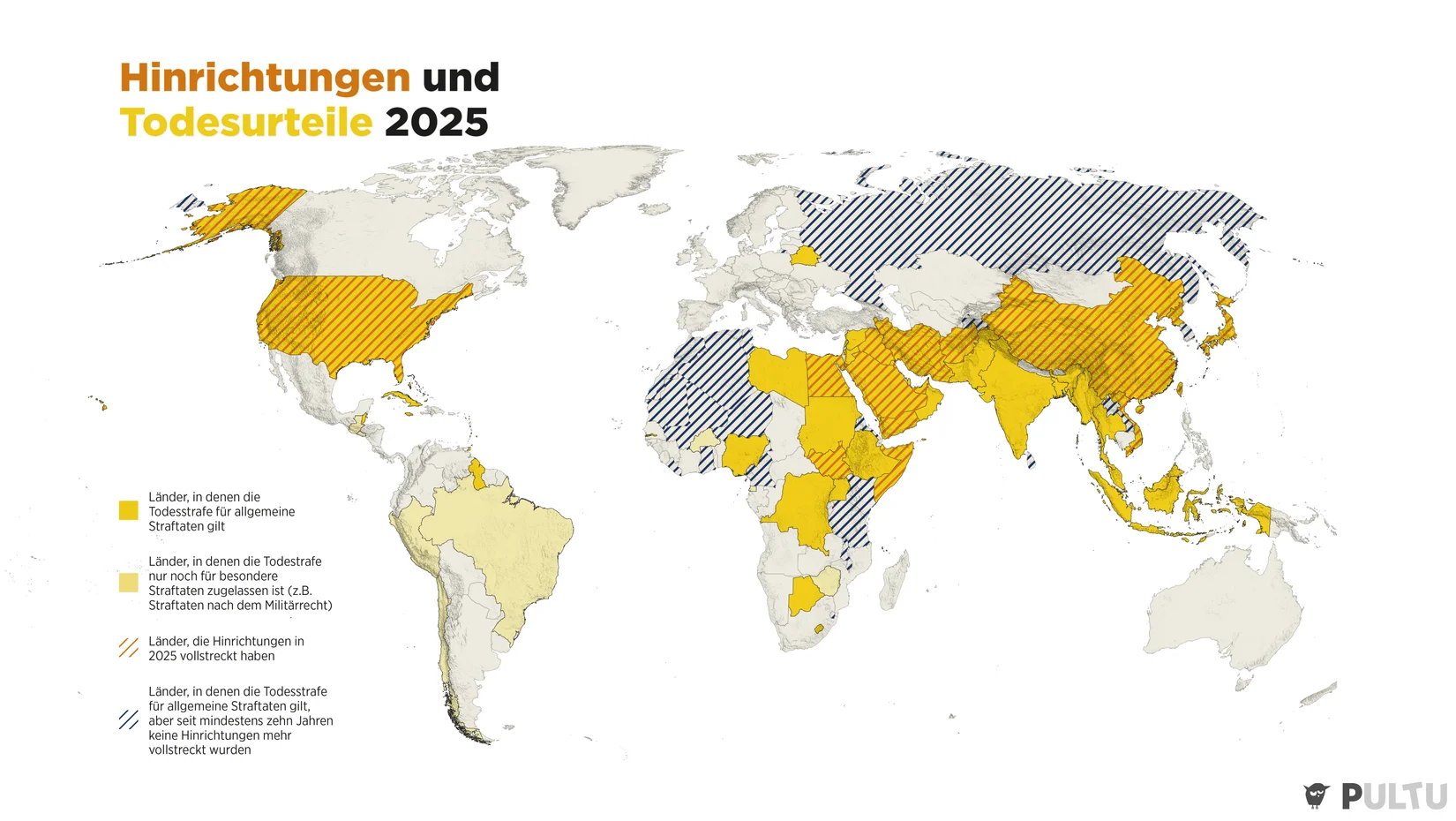 Zahl der Hinrichtungen weltweit auf Rekordhoch