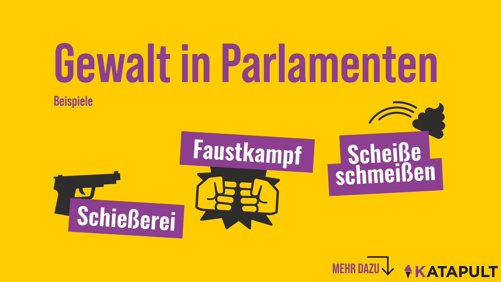 Zuschlagende Politiker