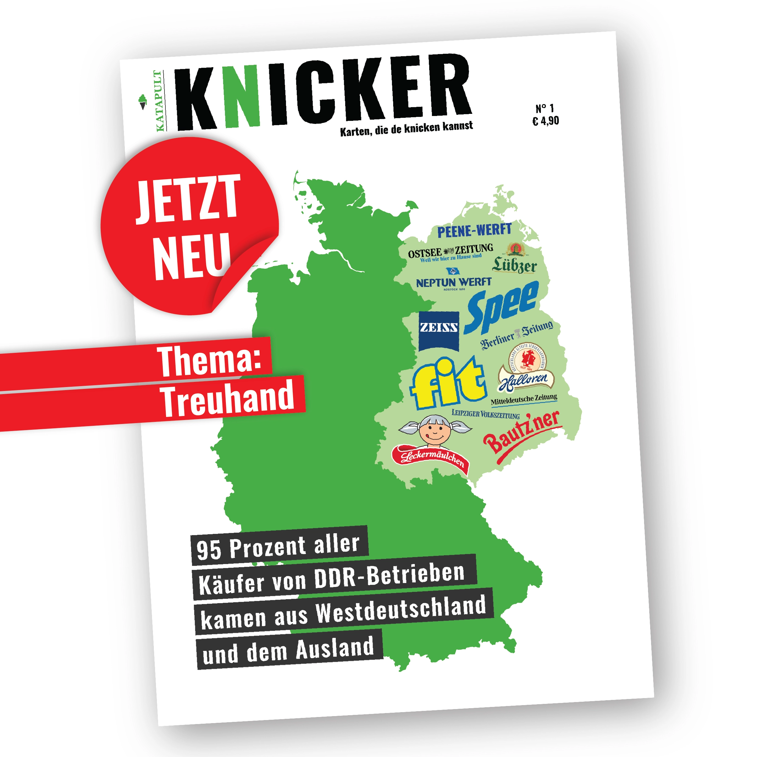 Die erste KNICKER-Ausgabe ab jetzt im Handel