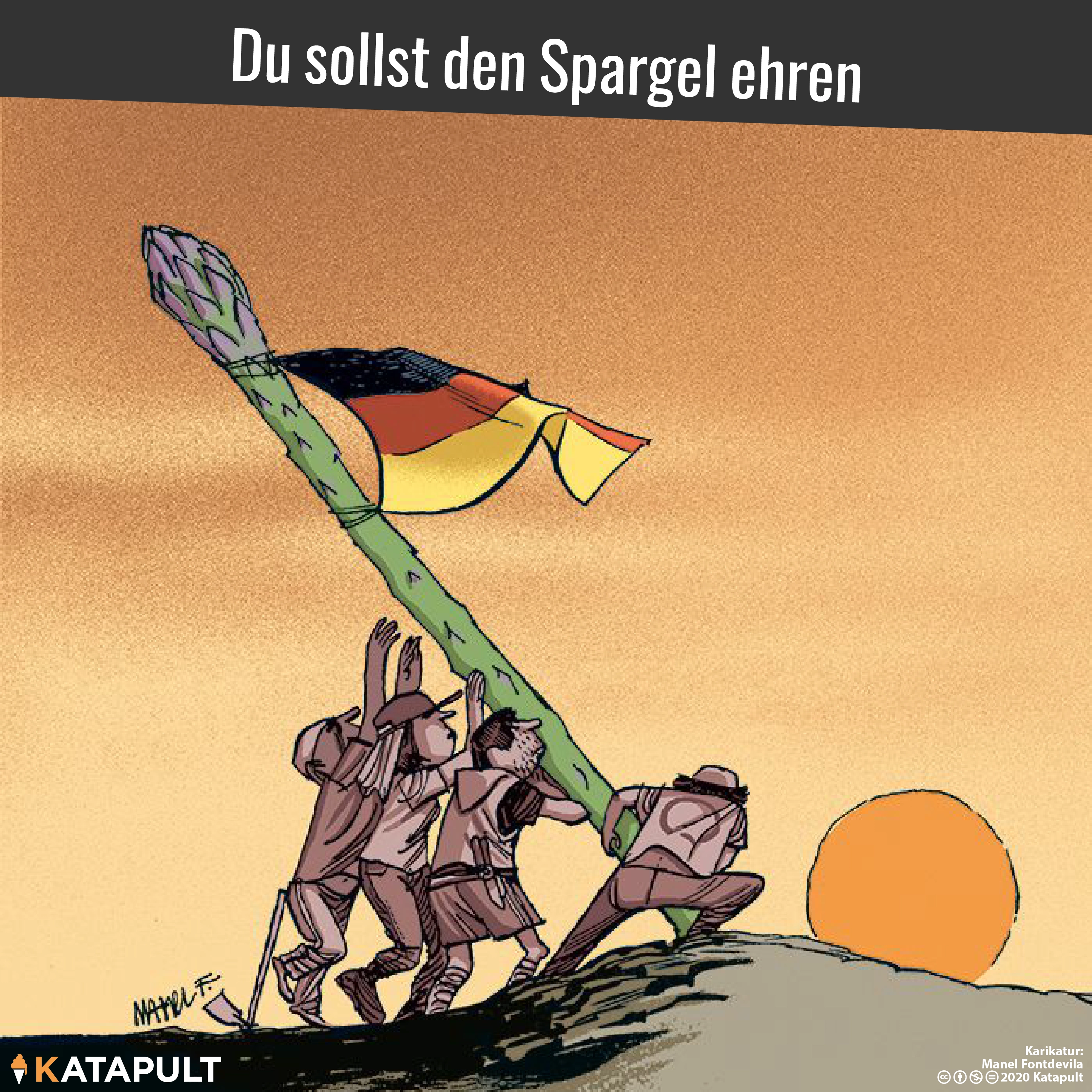 Du sollst den Spargel ehren