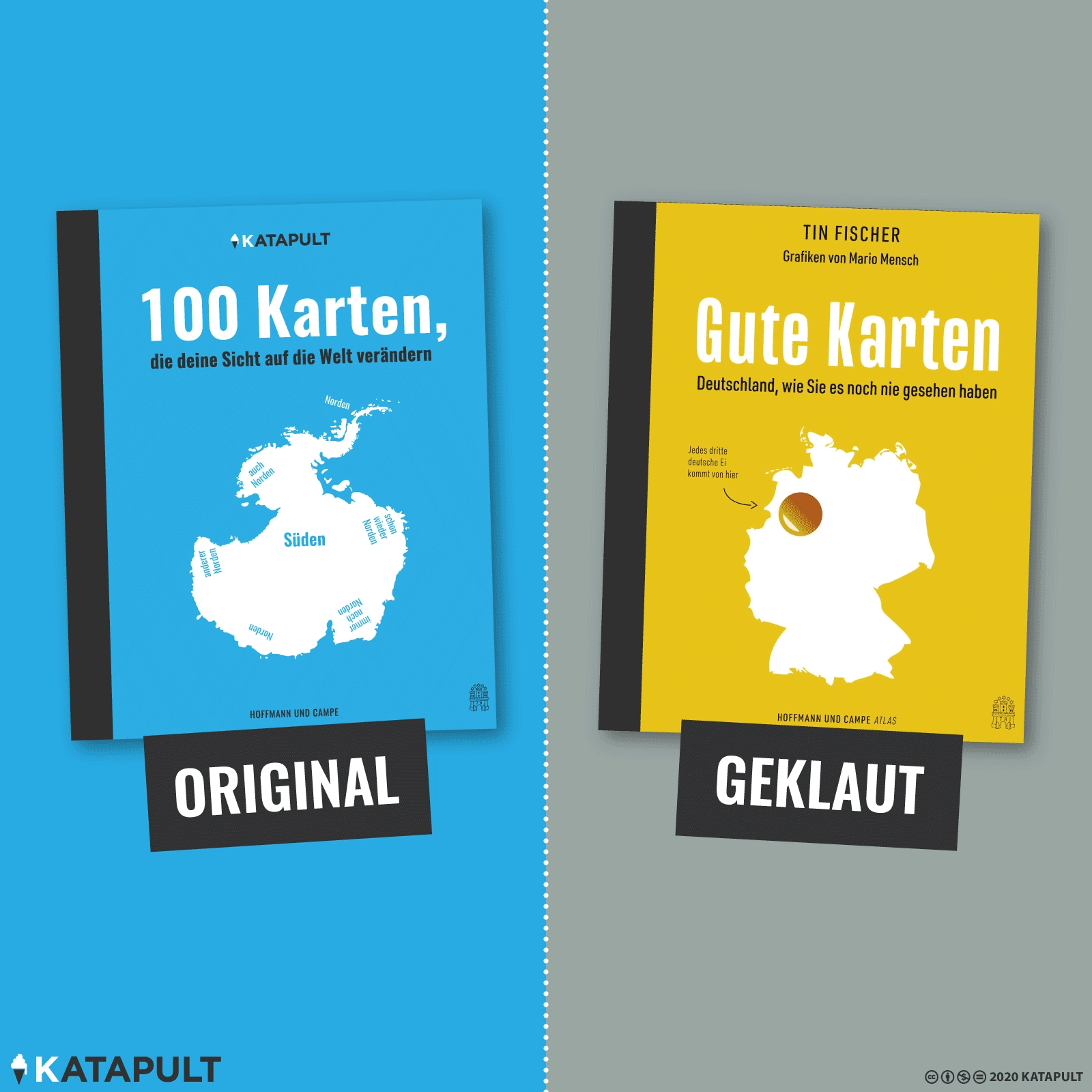Zeit-Autoren kopieren gesamtes KATAPULT-Buch
