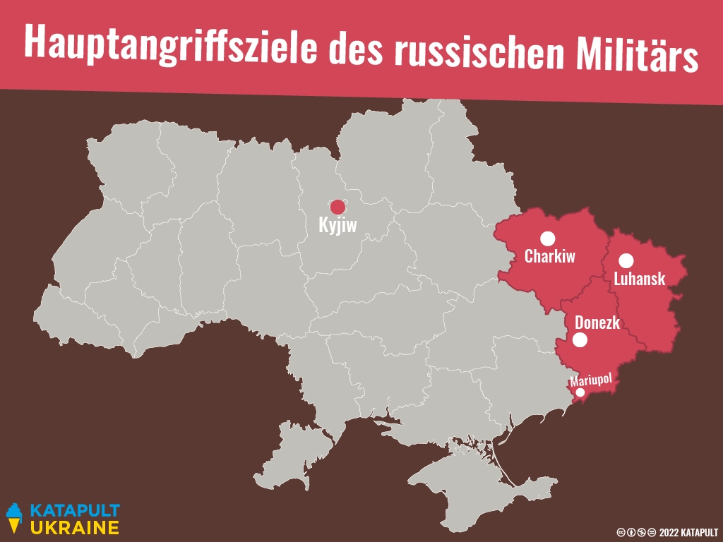 Groß angelegte Offensive um den Donbass