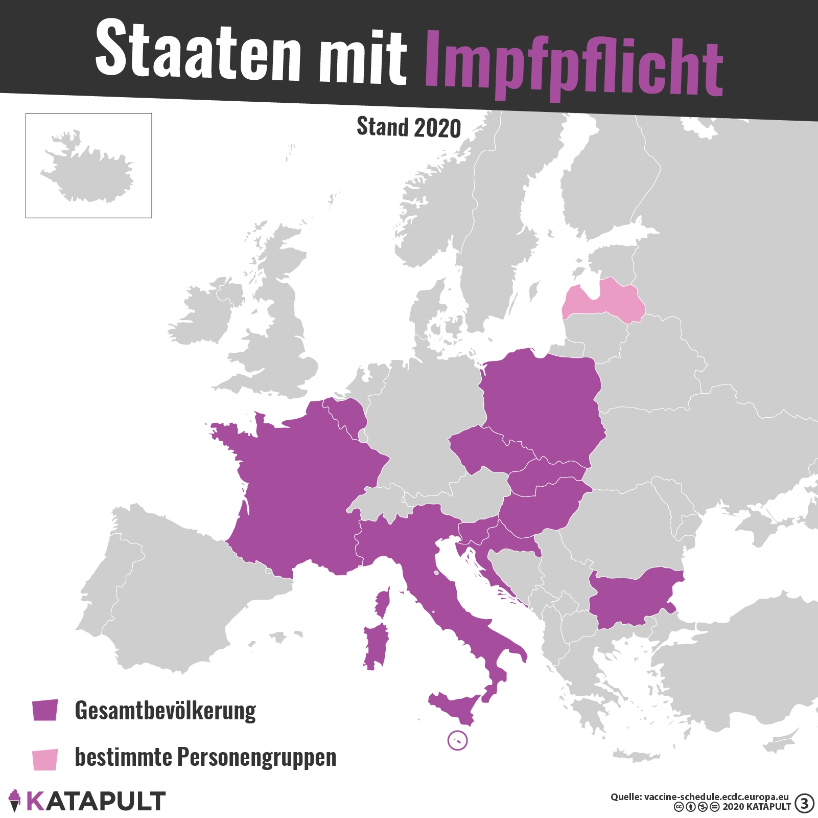 In Europa verbreitet, in Deutschland tabu