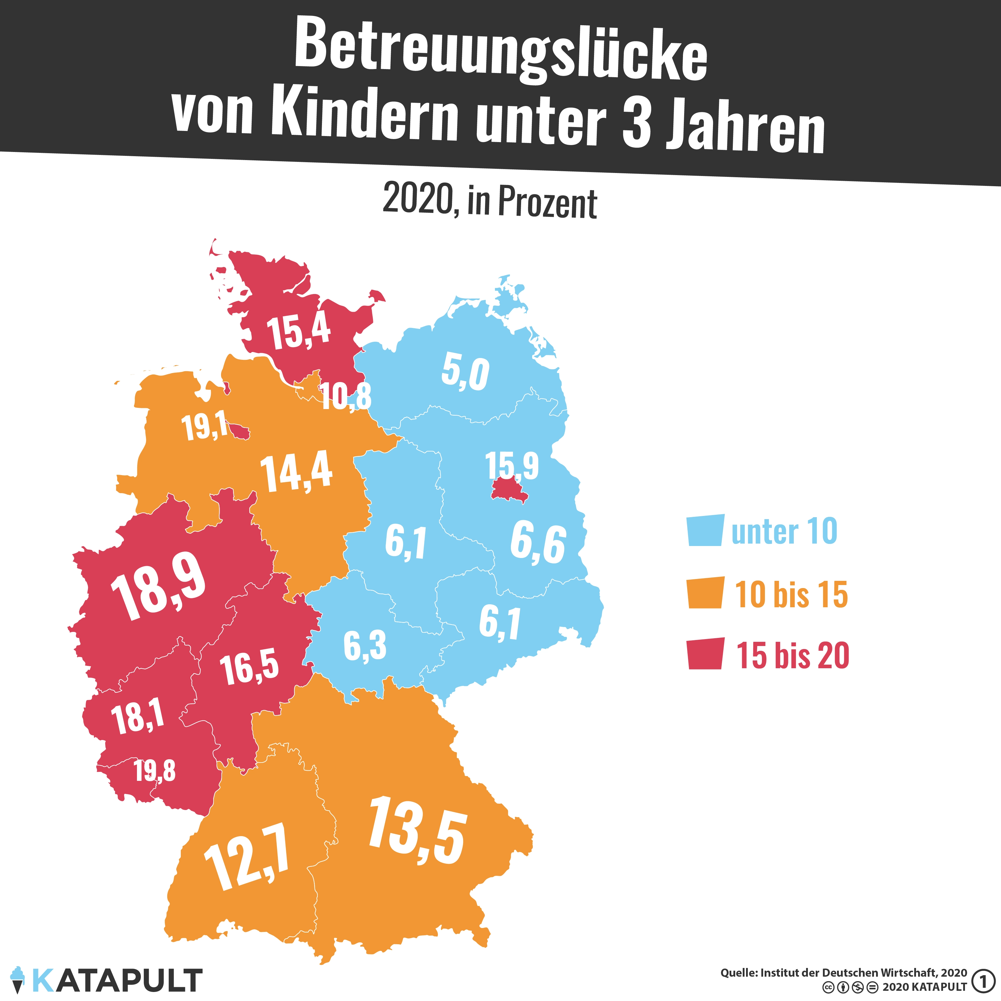 Jedes siebte Kind unter drei Jahren bekommt keinen Kitaplatz
