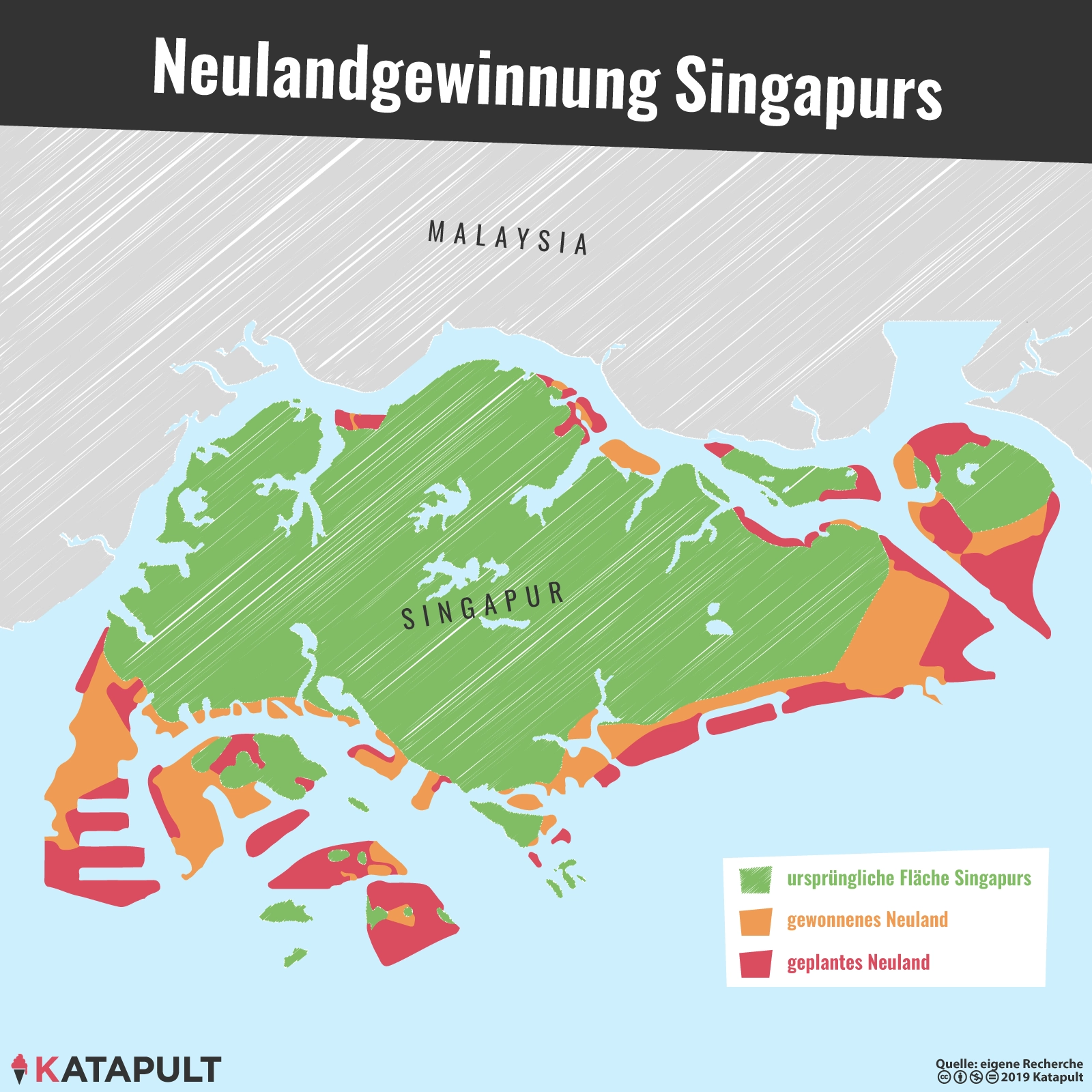 Malaysia, Kambodscha und Vietnam schrumpfen, damit Singapur wachsen kann