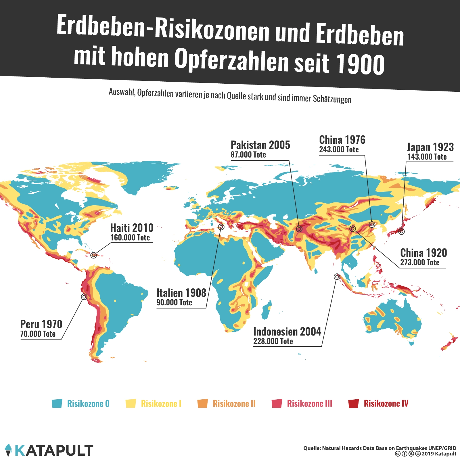 Mehr Erdbeben, mehr Gottgläubige