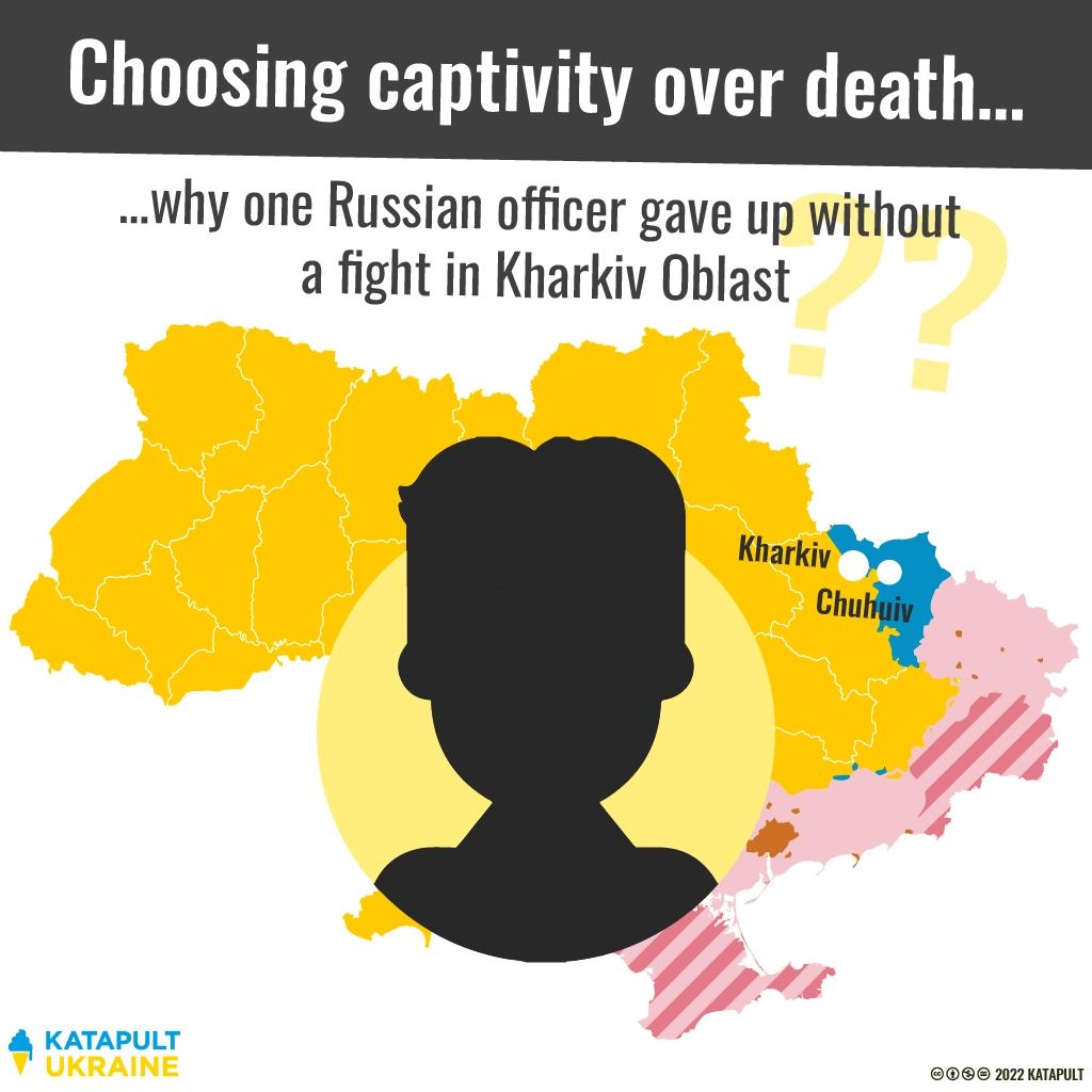 Russian soldiers have voluntarily surrendered themselves in the Kharkiv region