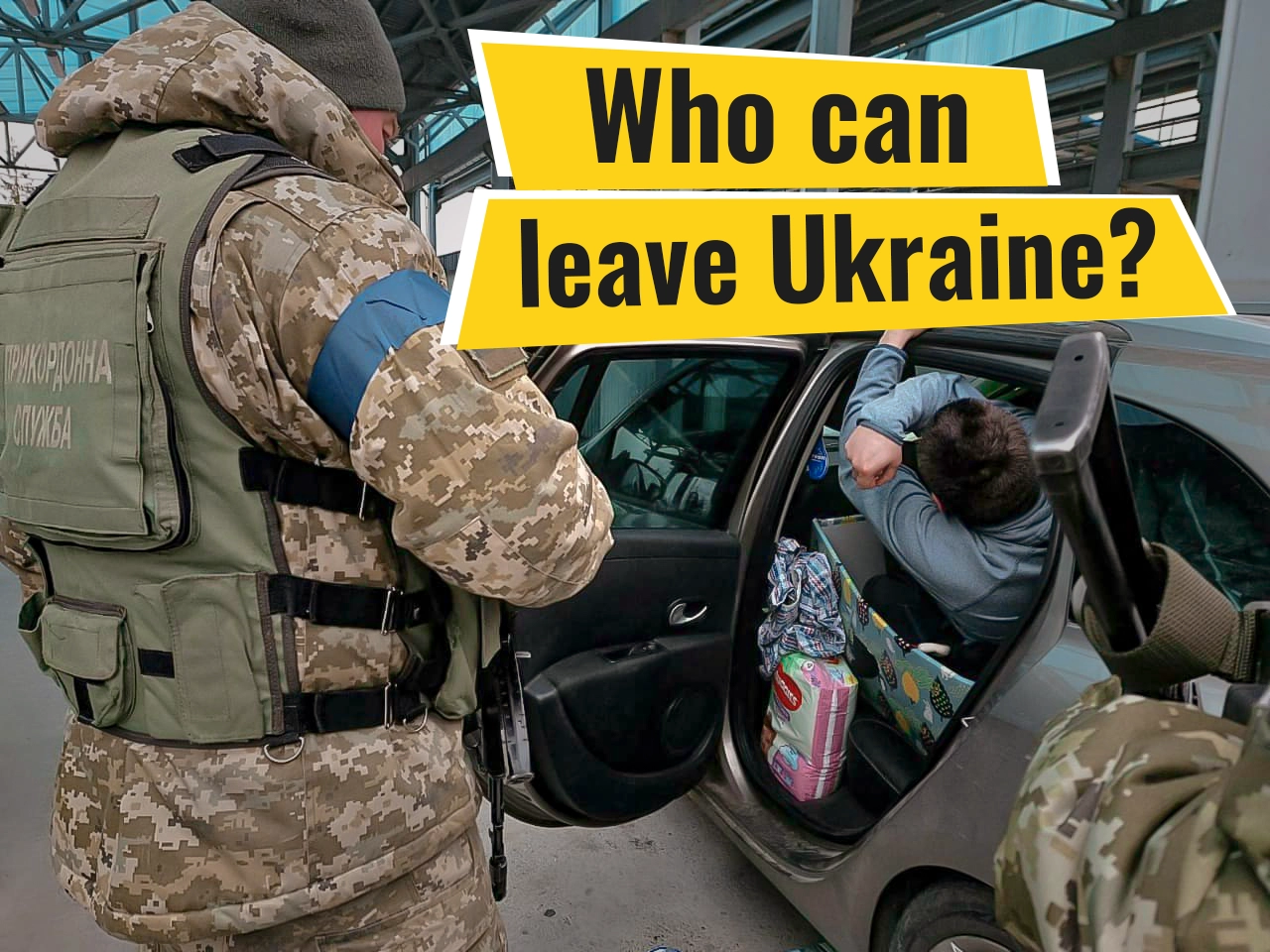 Who can leave Ukraine?