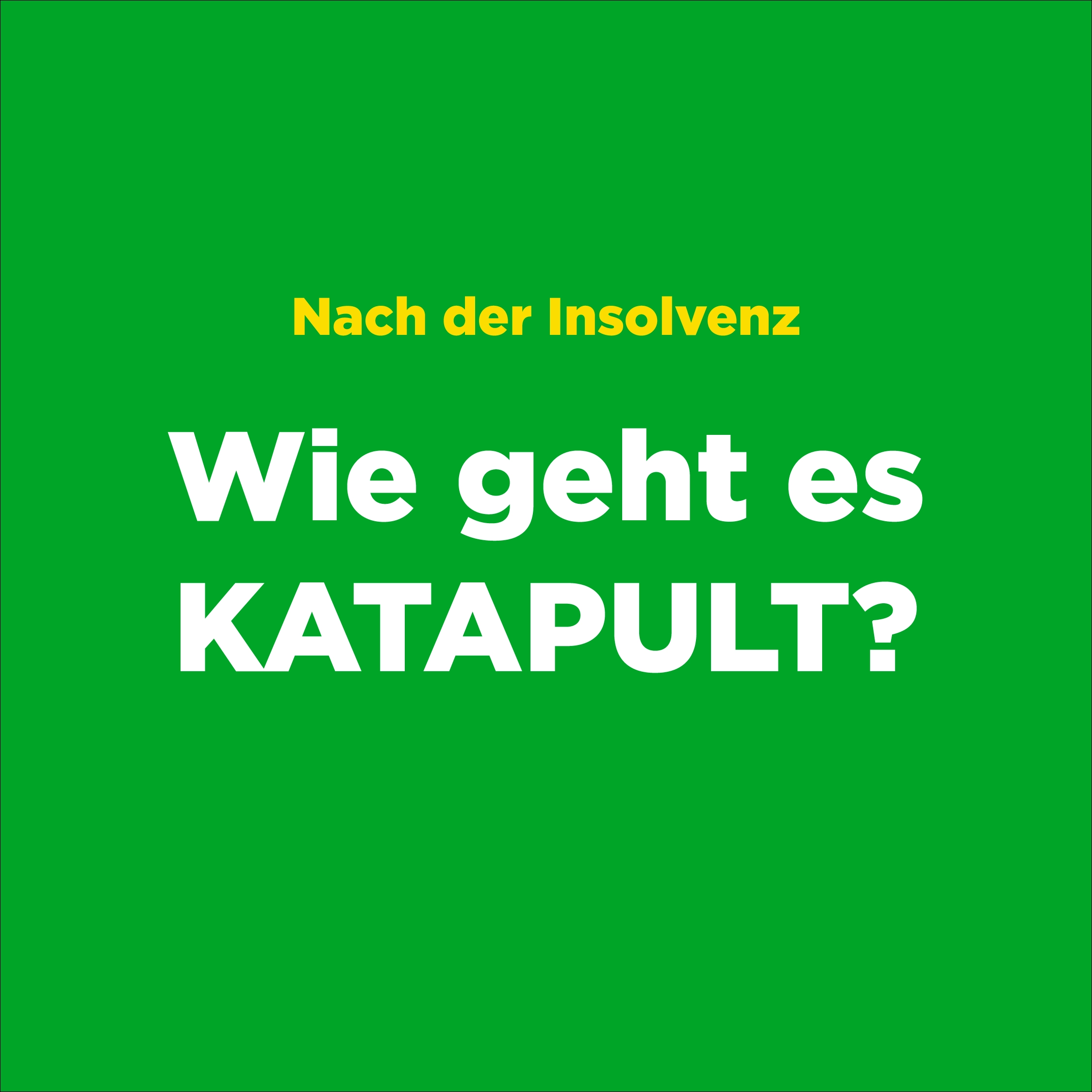 Wie geht es KATAPULT?