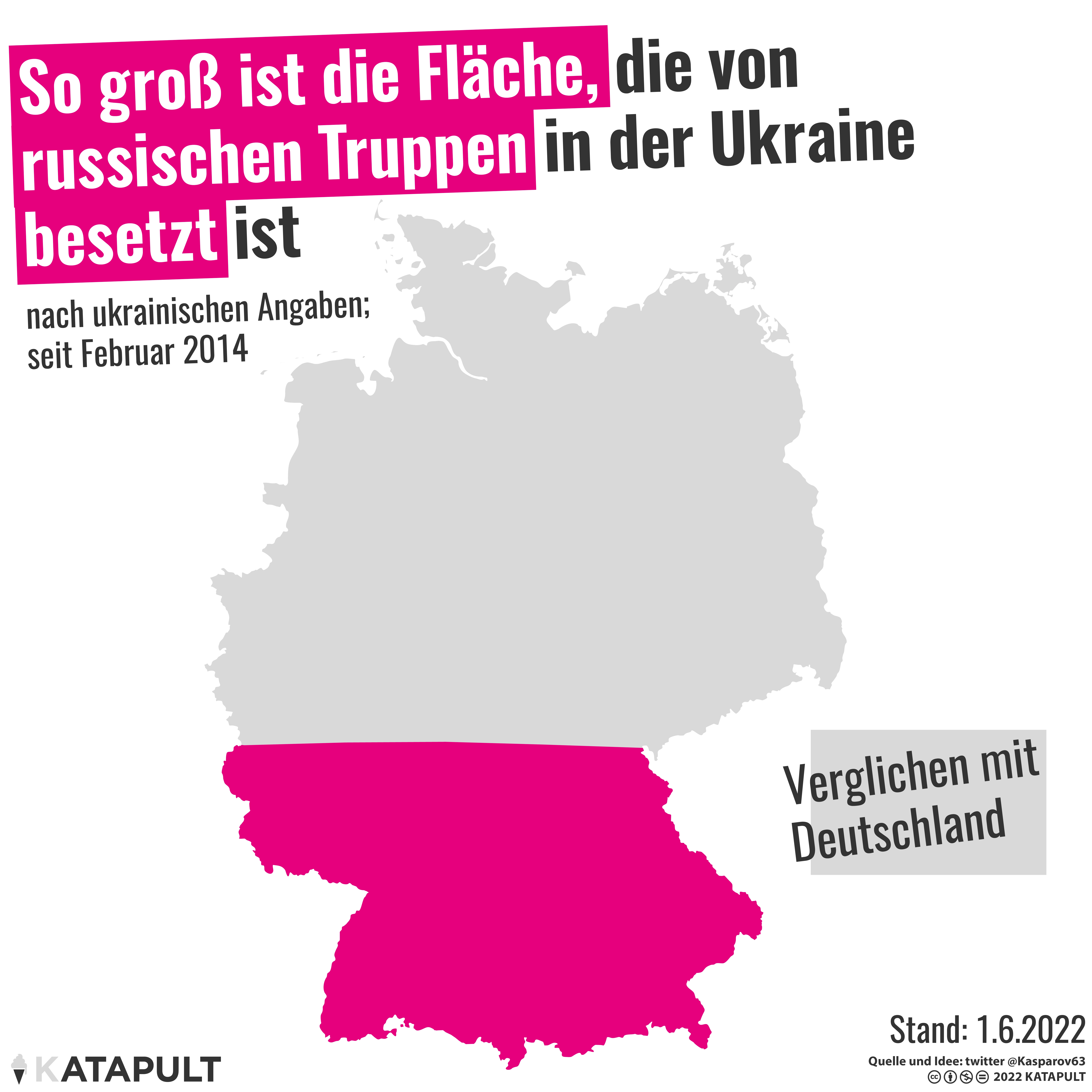 125.000 Quadratkilometer zu viel