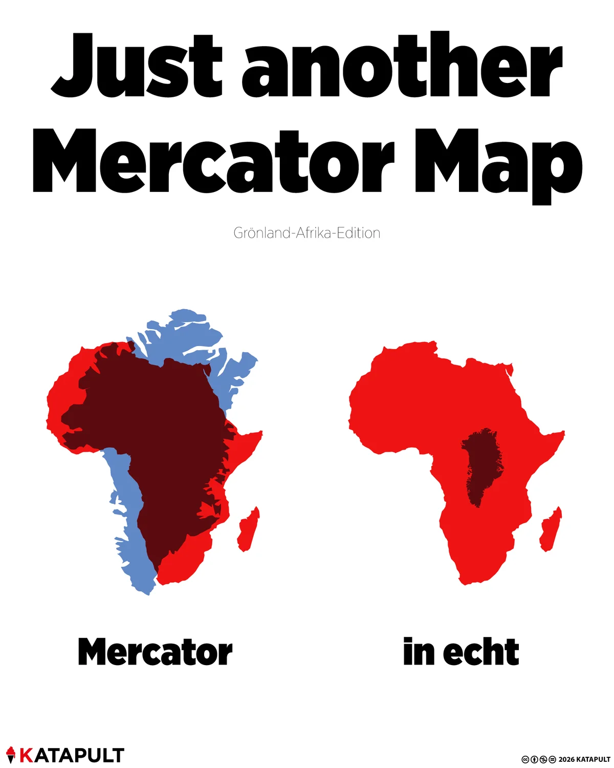 Mercator Grönland Afrika