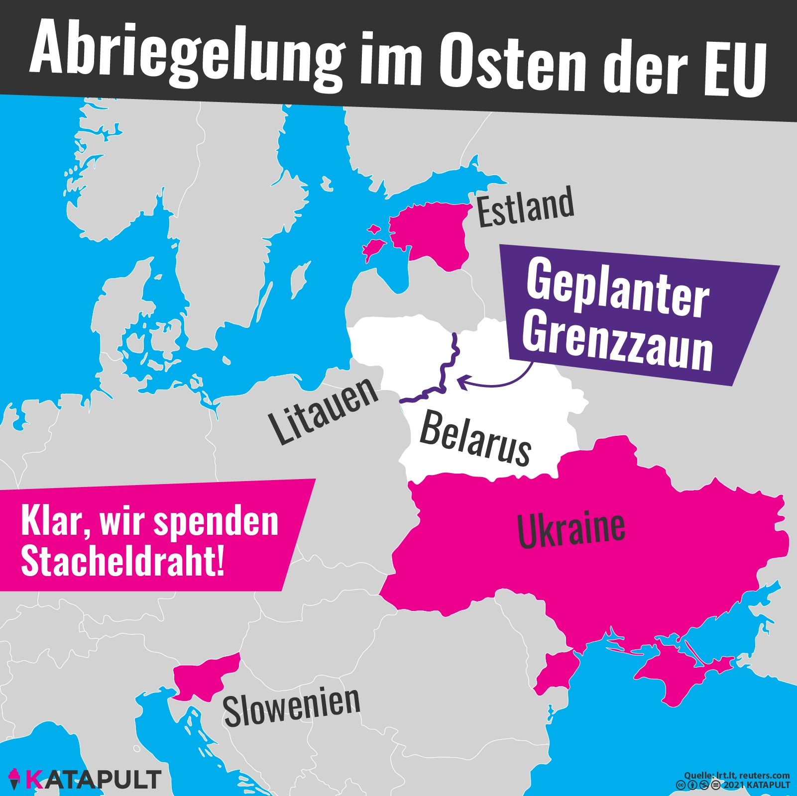 508 Kilometer gegen Geflüchtete