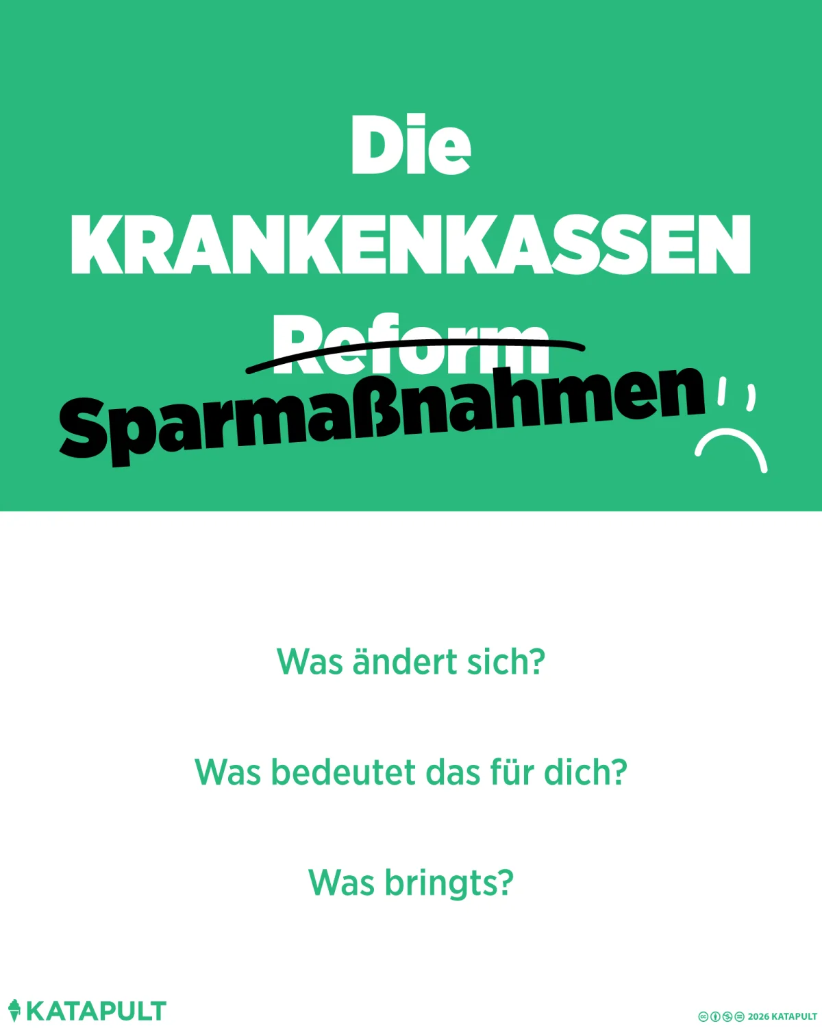 Krankenkassenreform 2026