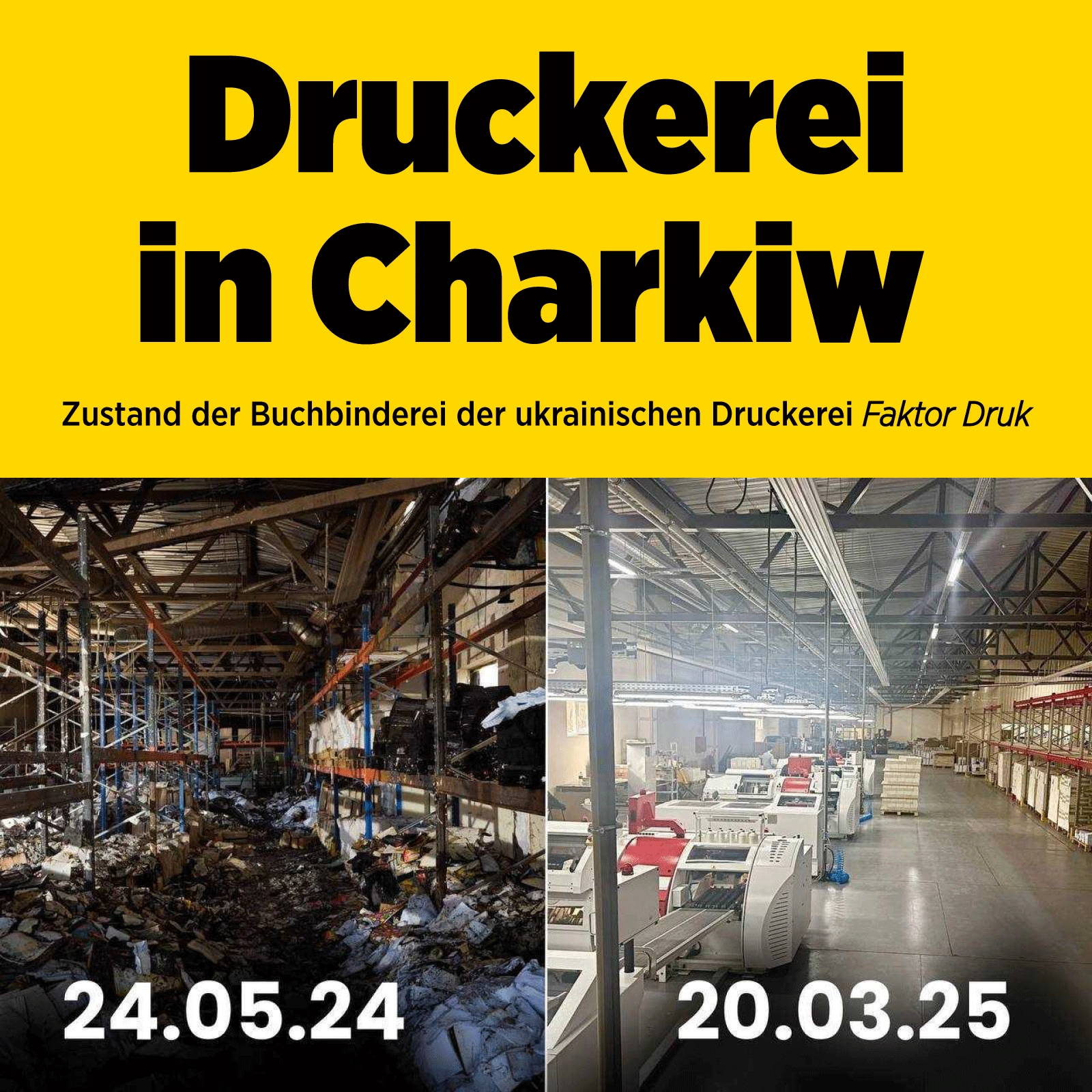 90 Prozent wieder aufgebaut