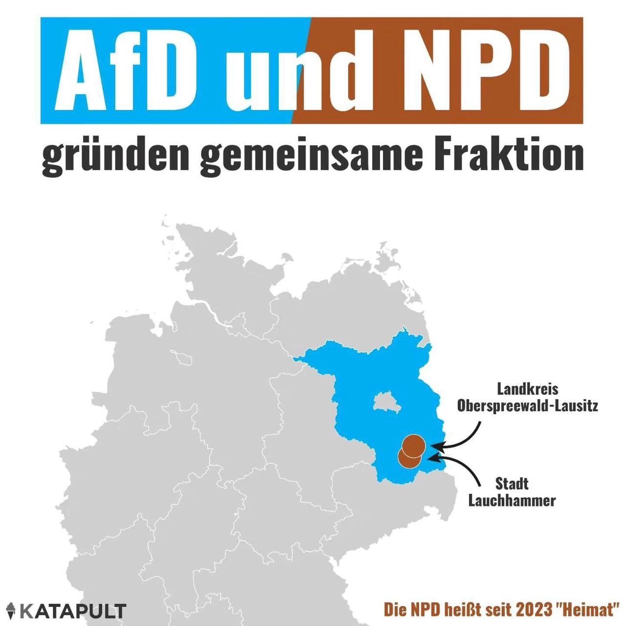 AfD und NPD gründen gemeinsame Fraktion