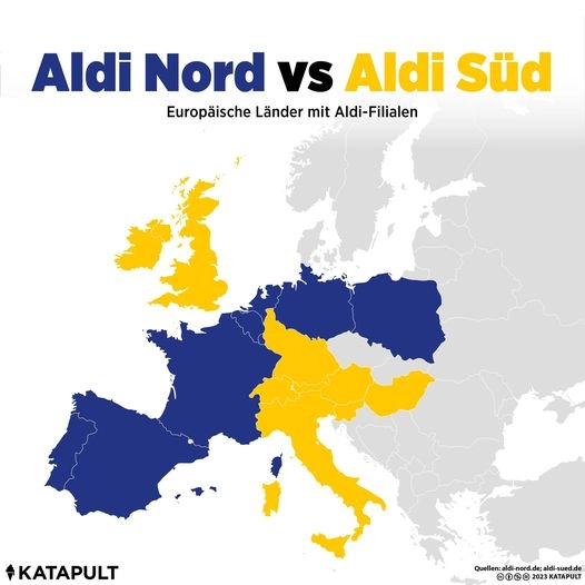 Aldi Nord vs Aldi Süd