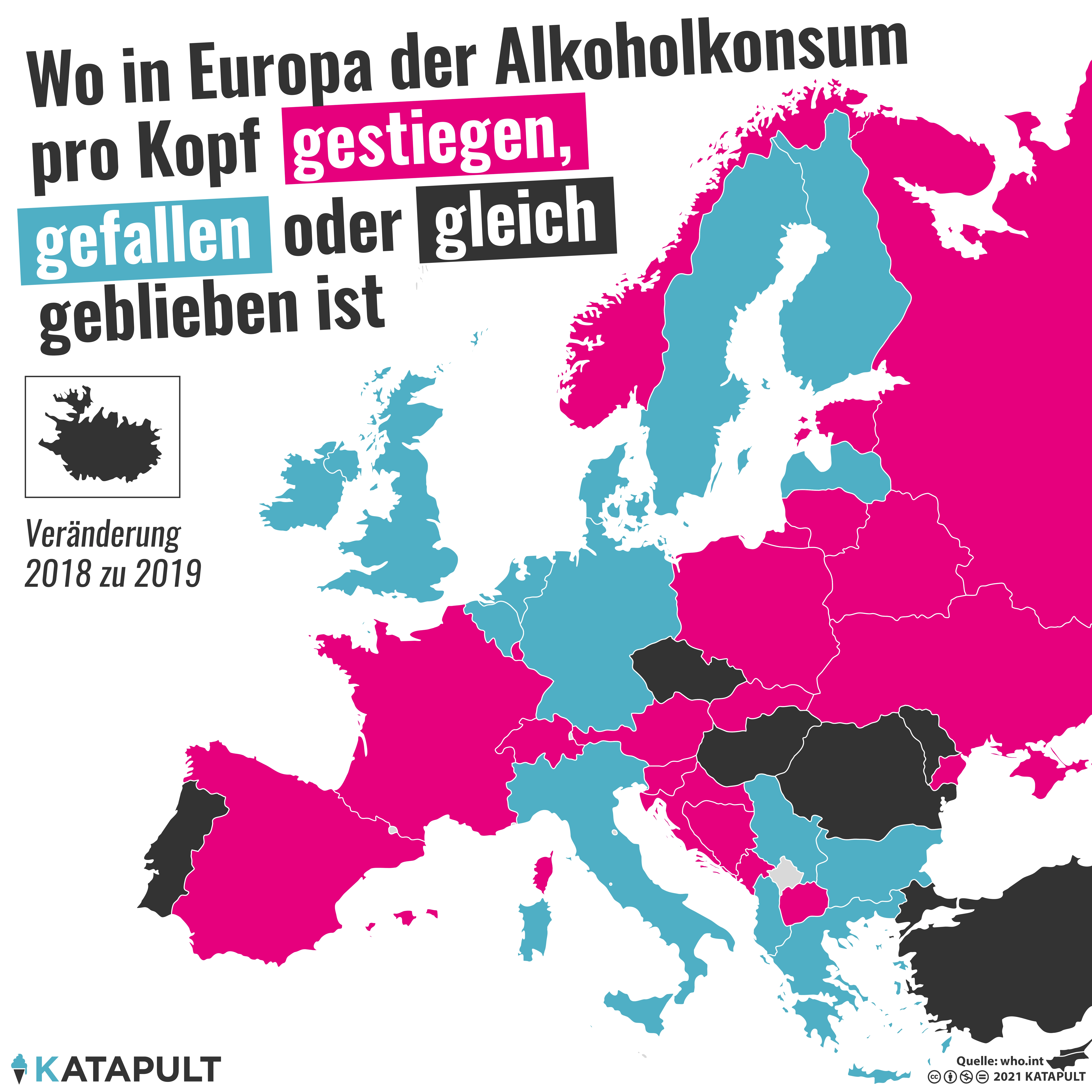 Alkoholkonsum Europa