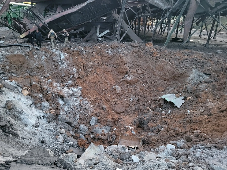 Attack on an Odesa ammonia plant