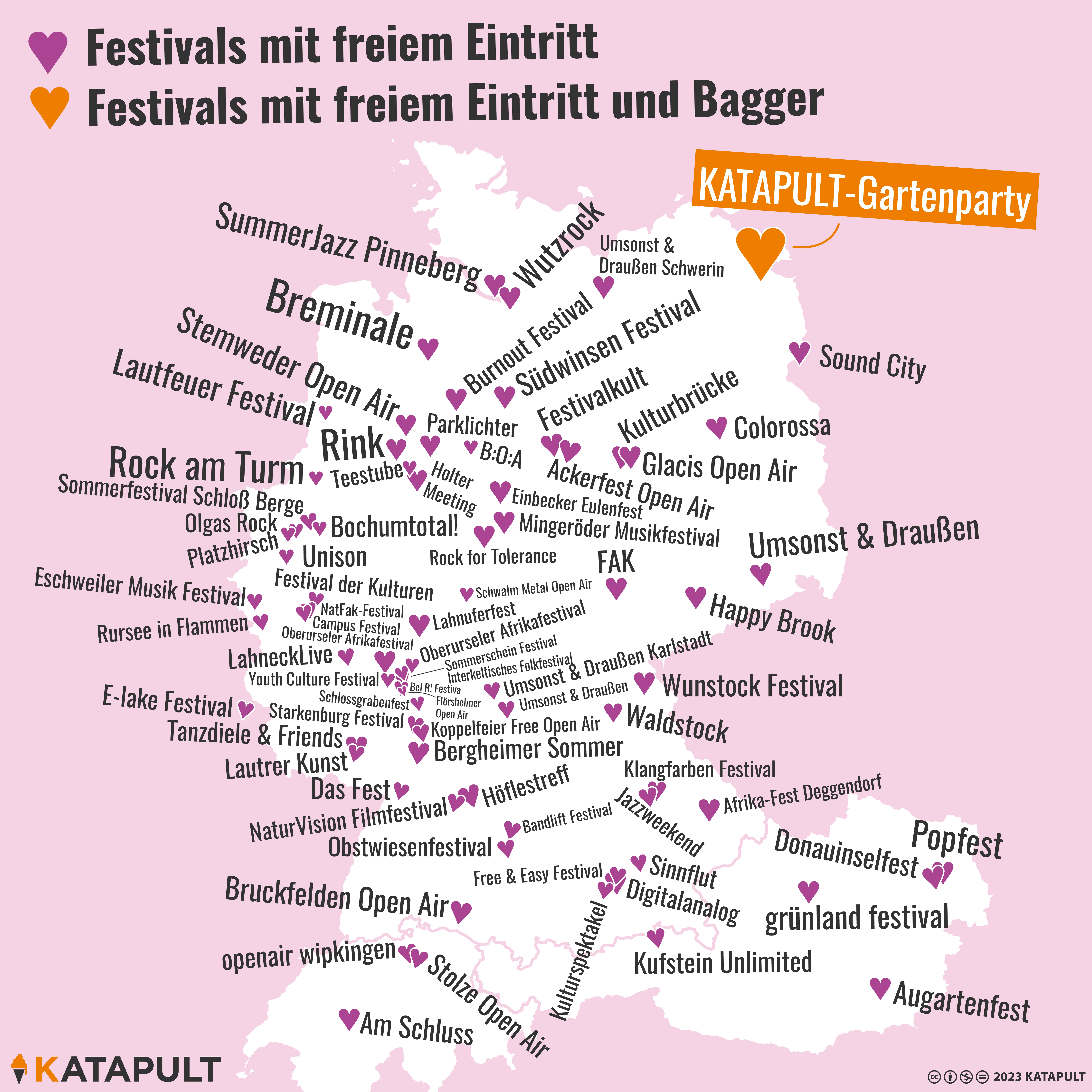 Bei diesen Festivals ist Eintritt frei!