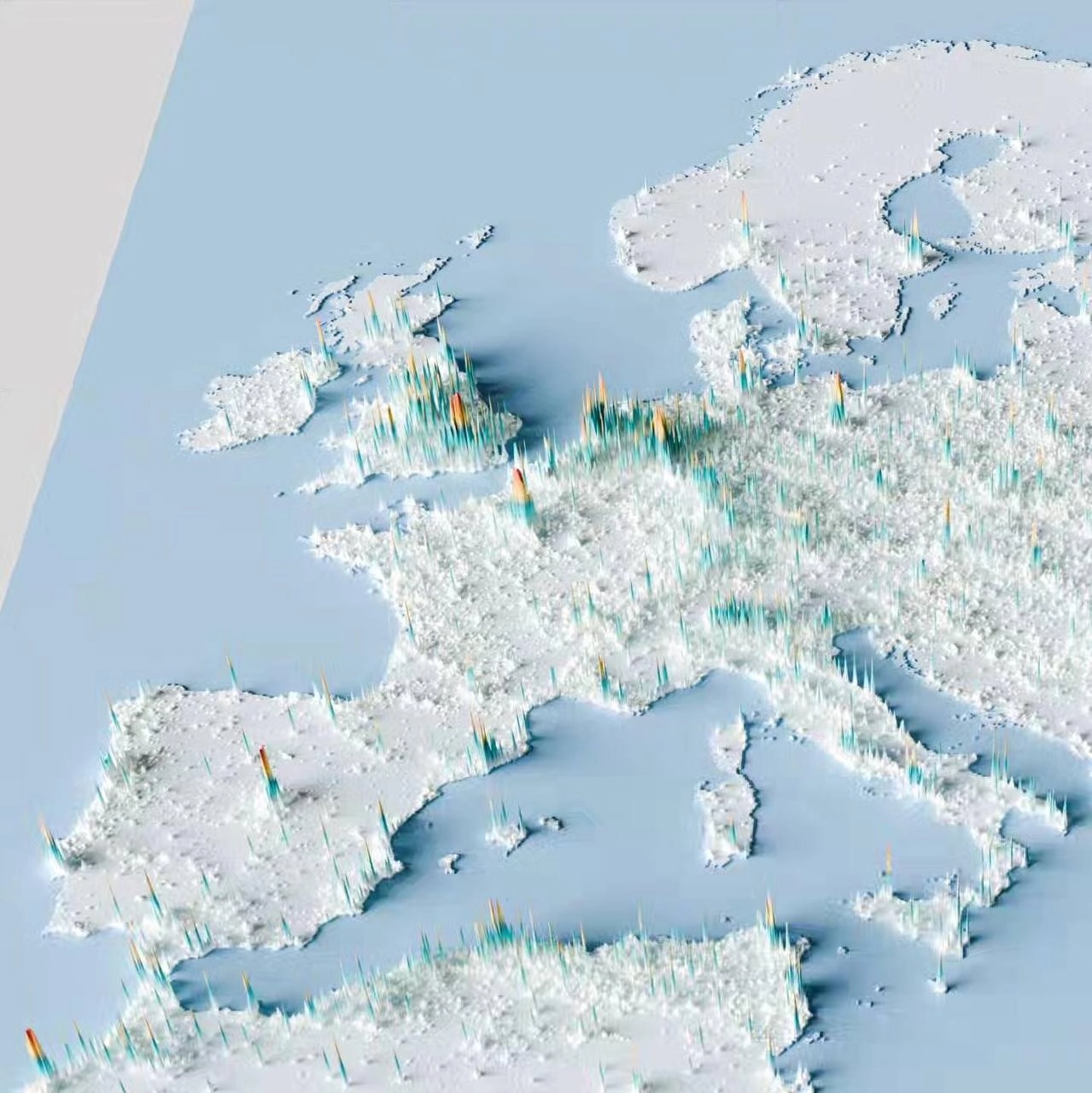 Bevölkerungsdichte Europas