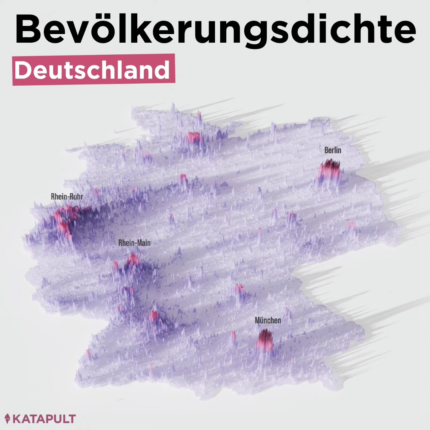 Bevölkerungsdichte Deutschlands