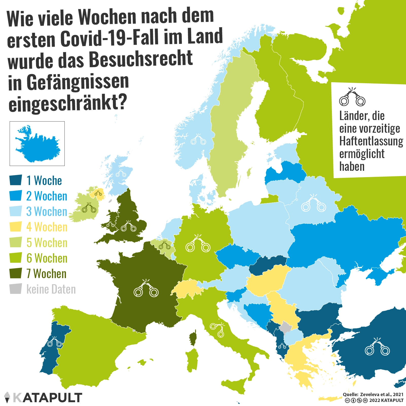 Corona-Regeln in Gefängnissen