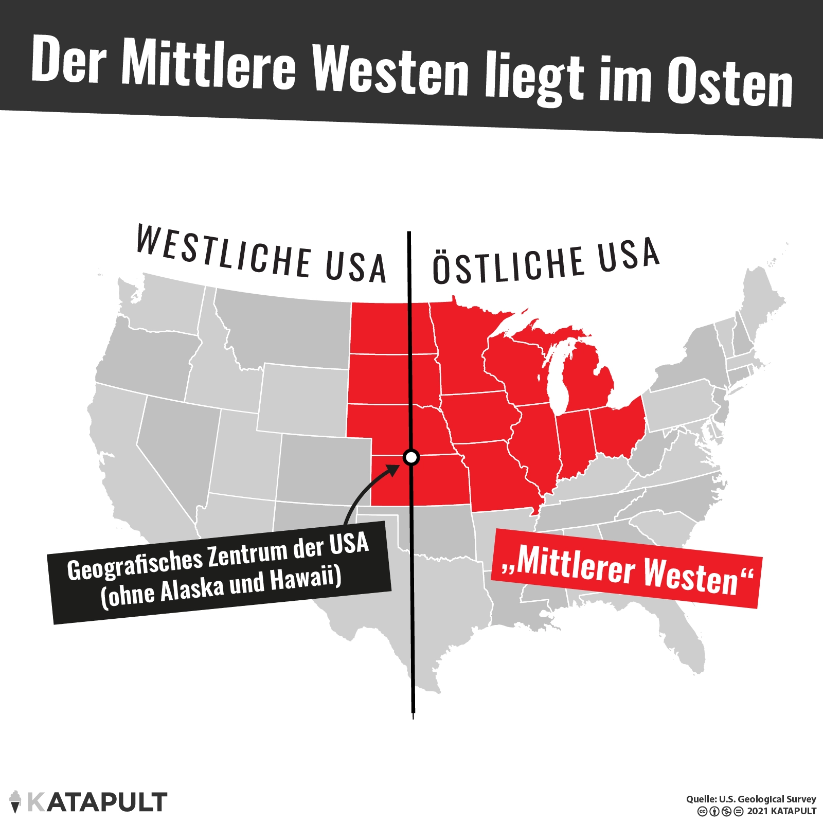 Der Mittlere Westen liegt im Osten