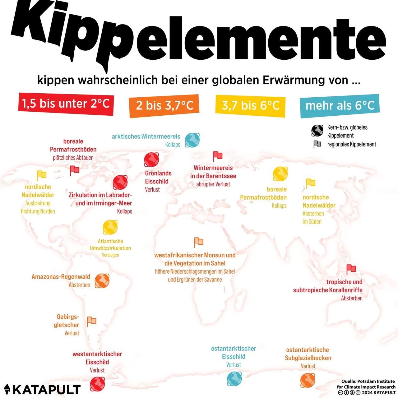 Die Geografie des Klimawandels