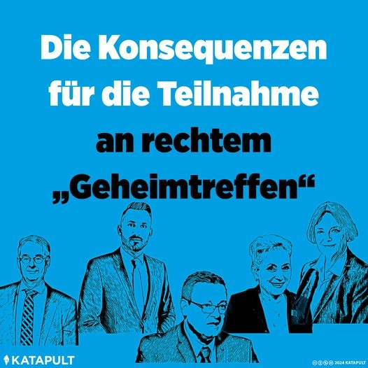 Die Konsequenzen für die Teilnahme an rechtem "Geheimtreffen"