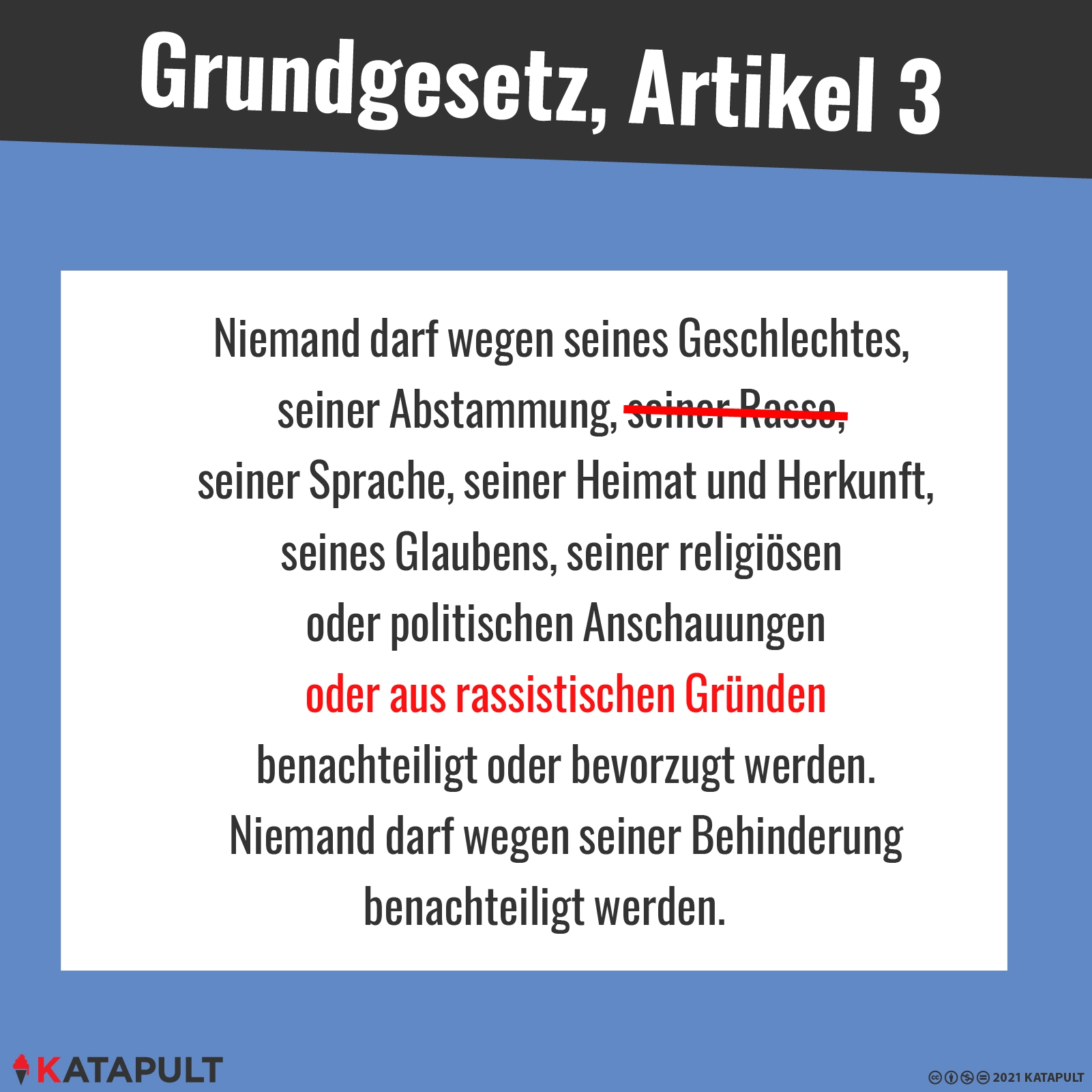 Begriff "Rasse" bleibt im Grundgesetz