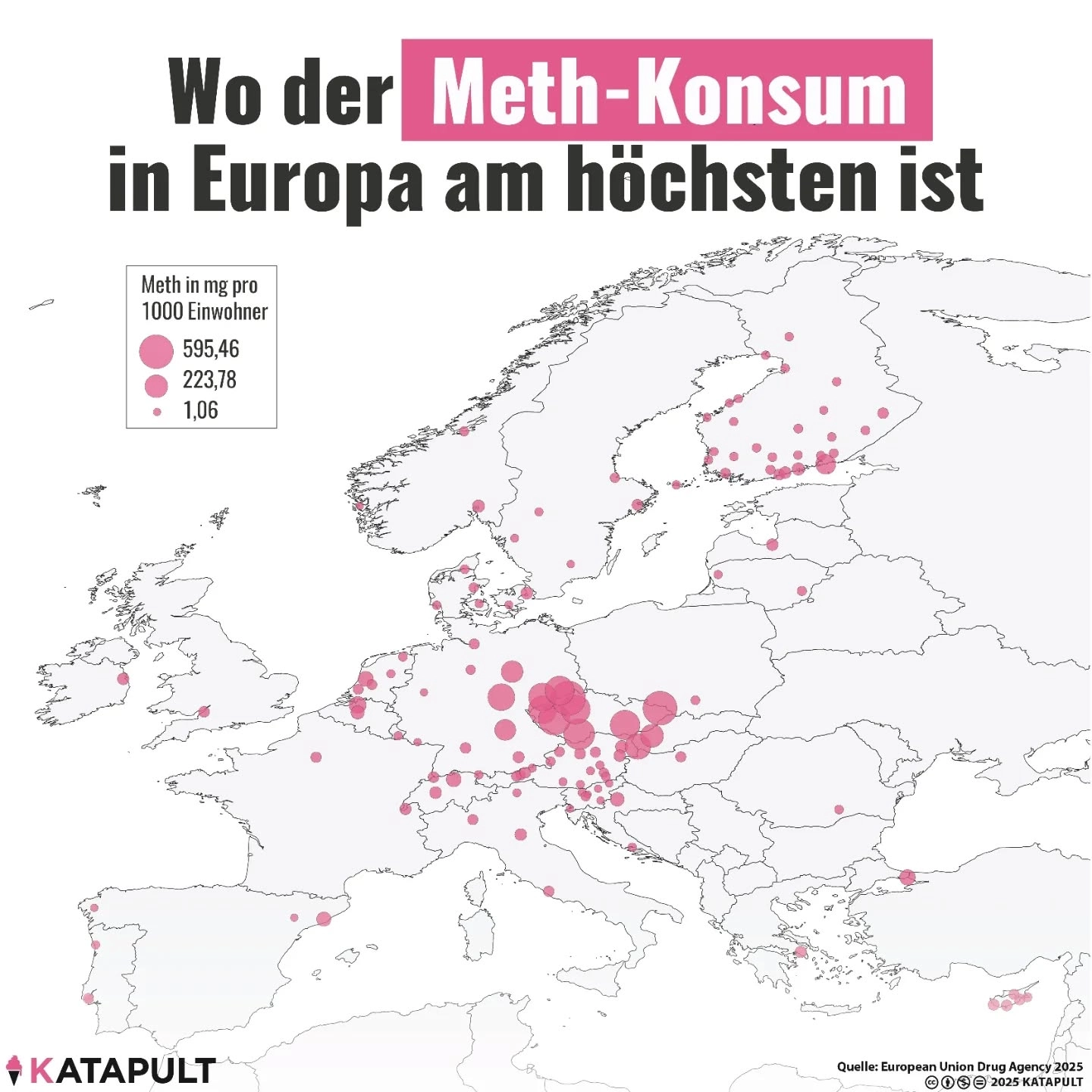 Drogen im Abwasser – Tschechien ist Europas Meth-Hotspot.
