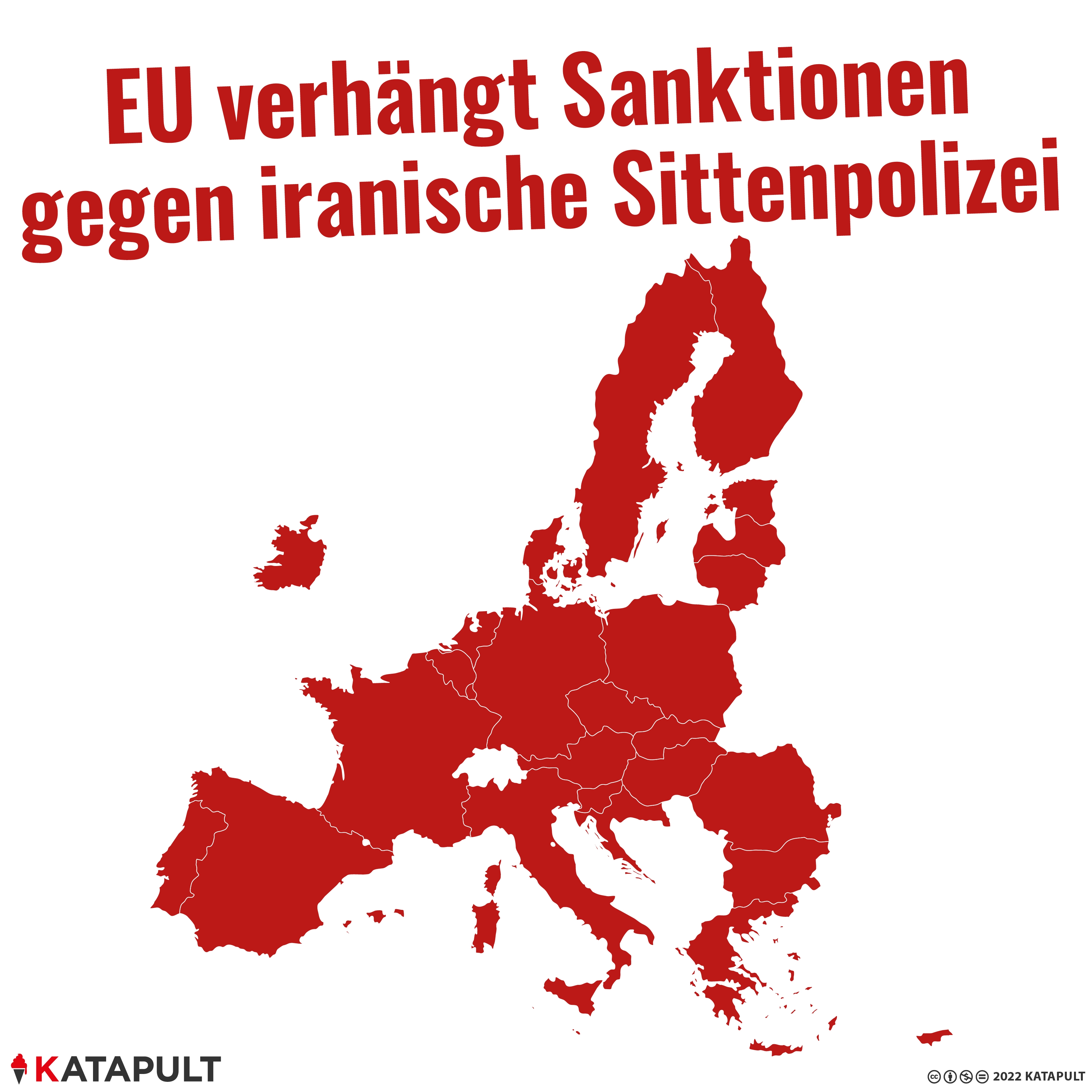 EU-Sanktionen gegen Irans Sittenpolizei