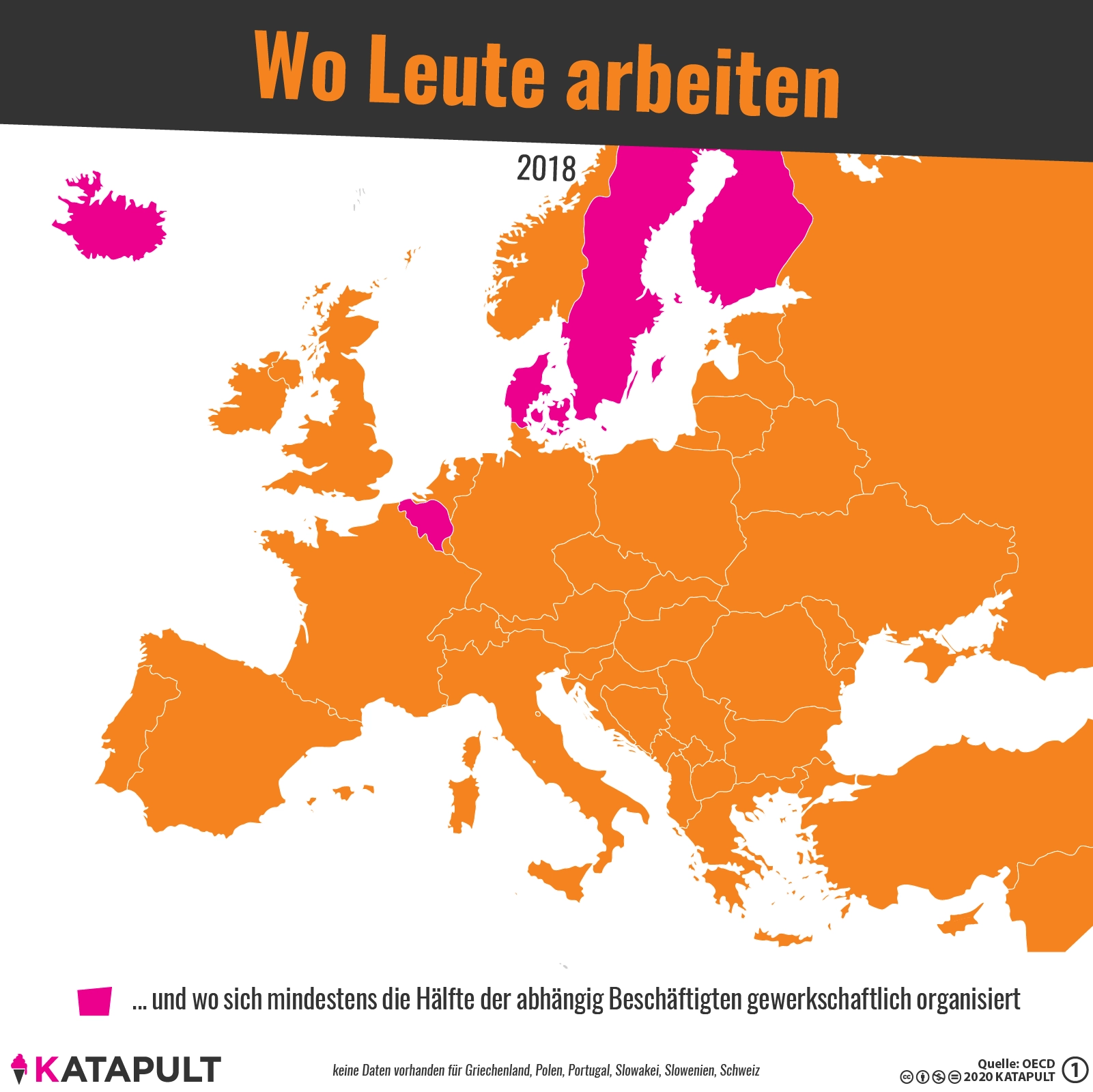 Fast keine Leute in der Gewerkschaft