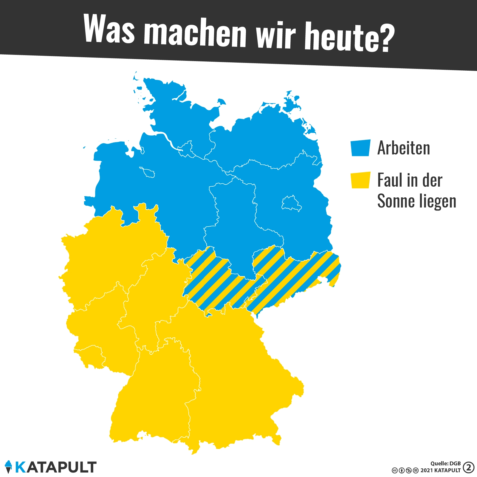 Feiertag nur im Süden
