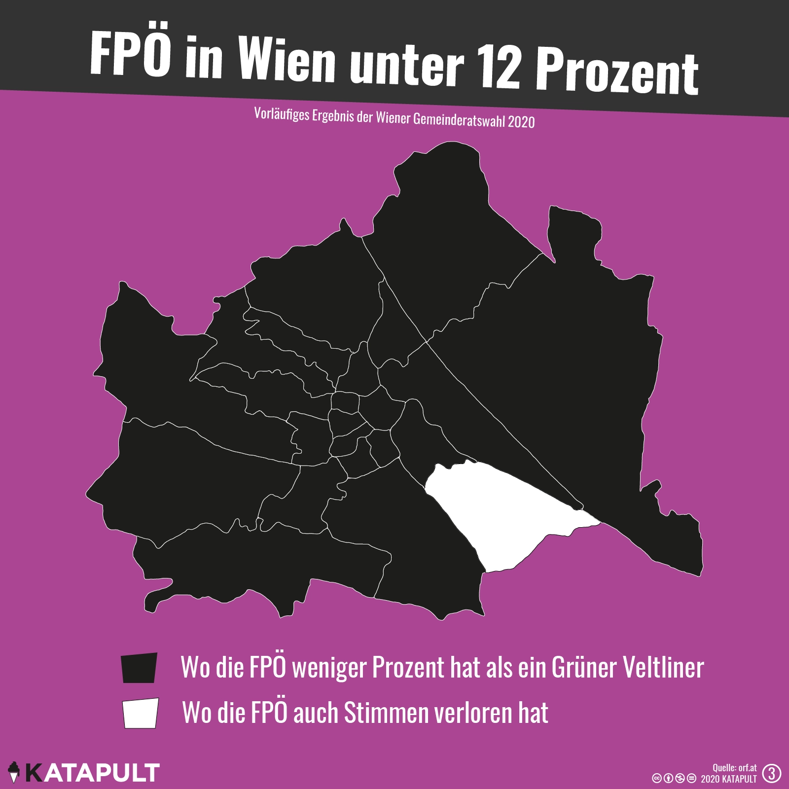 FPÖ mit großen Verlusten in Wien