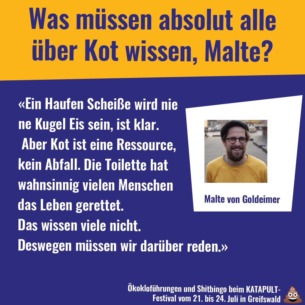 Freche Festivalfragen an Goldeimer