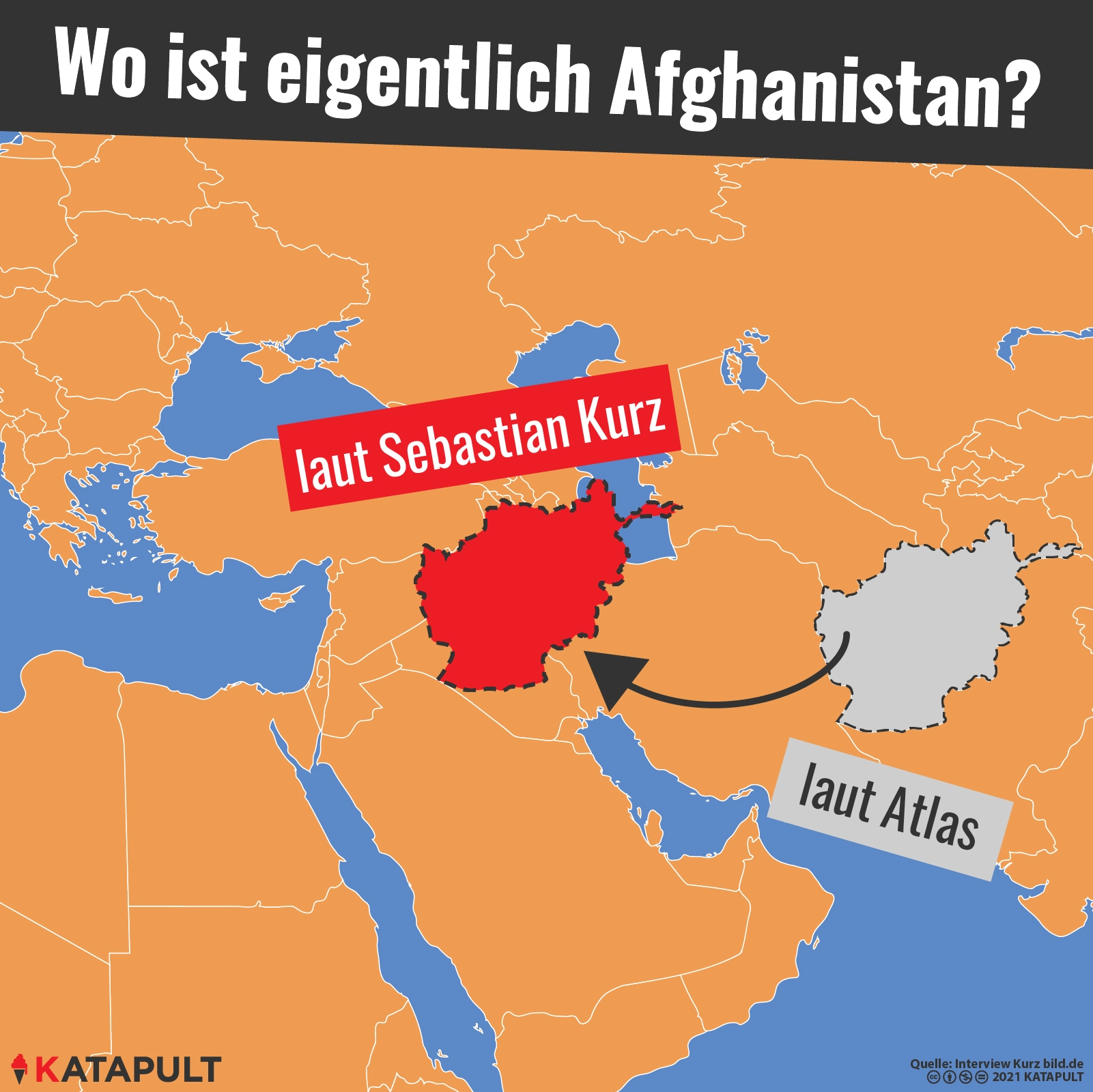 Geographiekenntnisse von Sebastian Kurz sind ziemlich schlecht