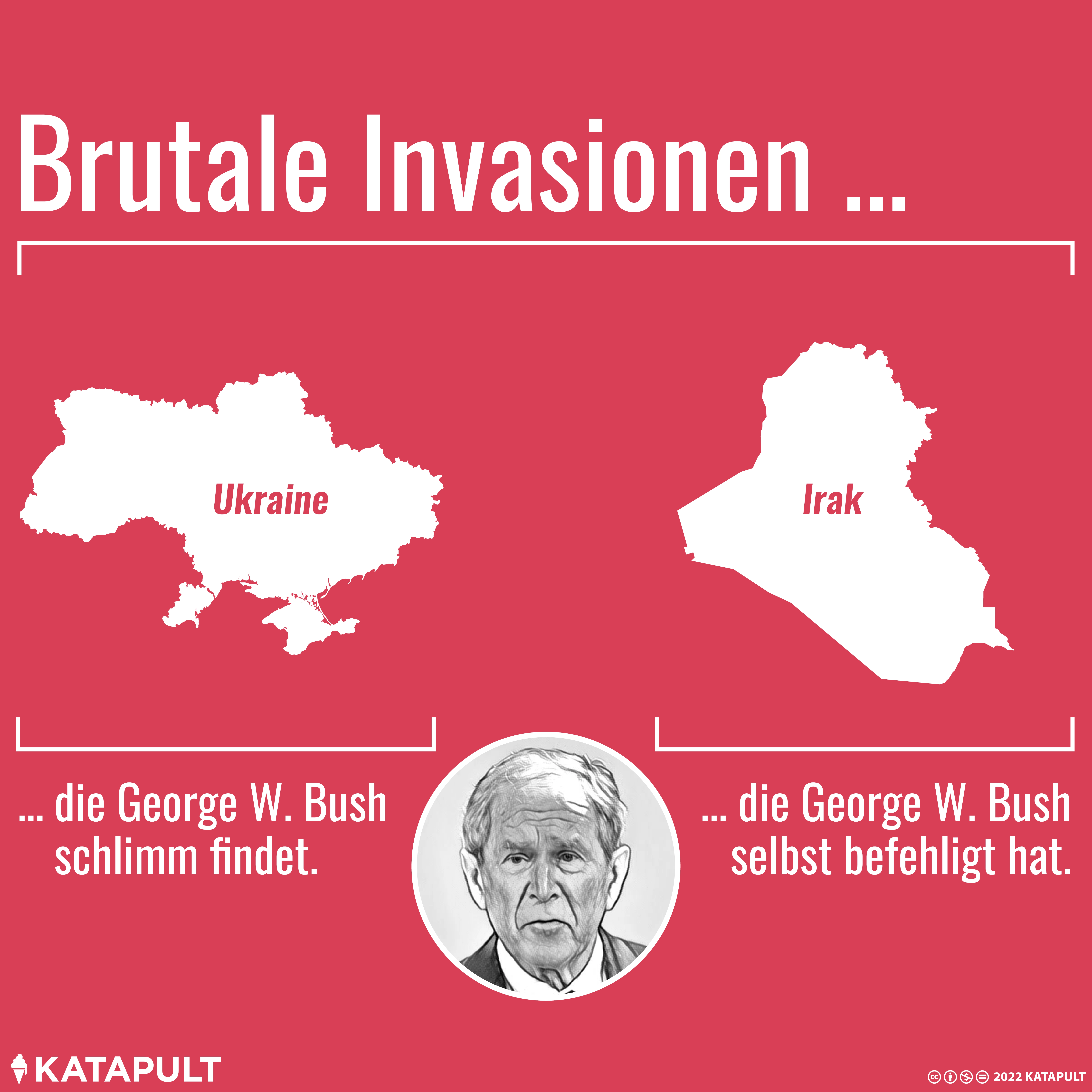 Irak mit der Ukraine verwechselt