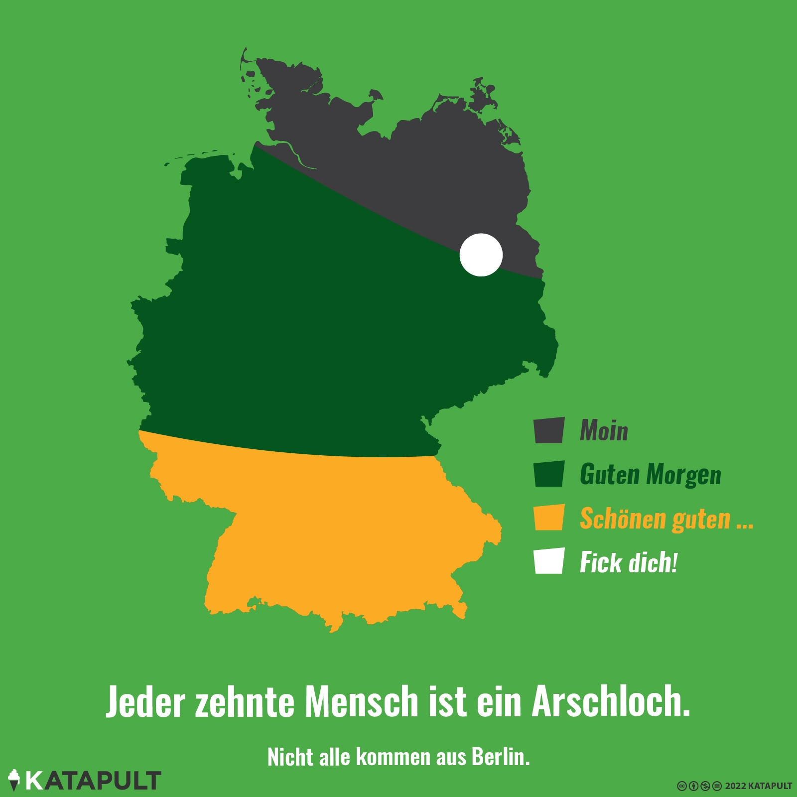 Jeder zehnte Mensch ist ein Arschloch