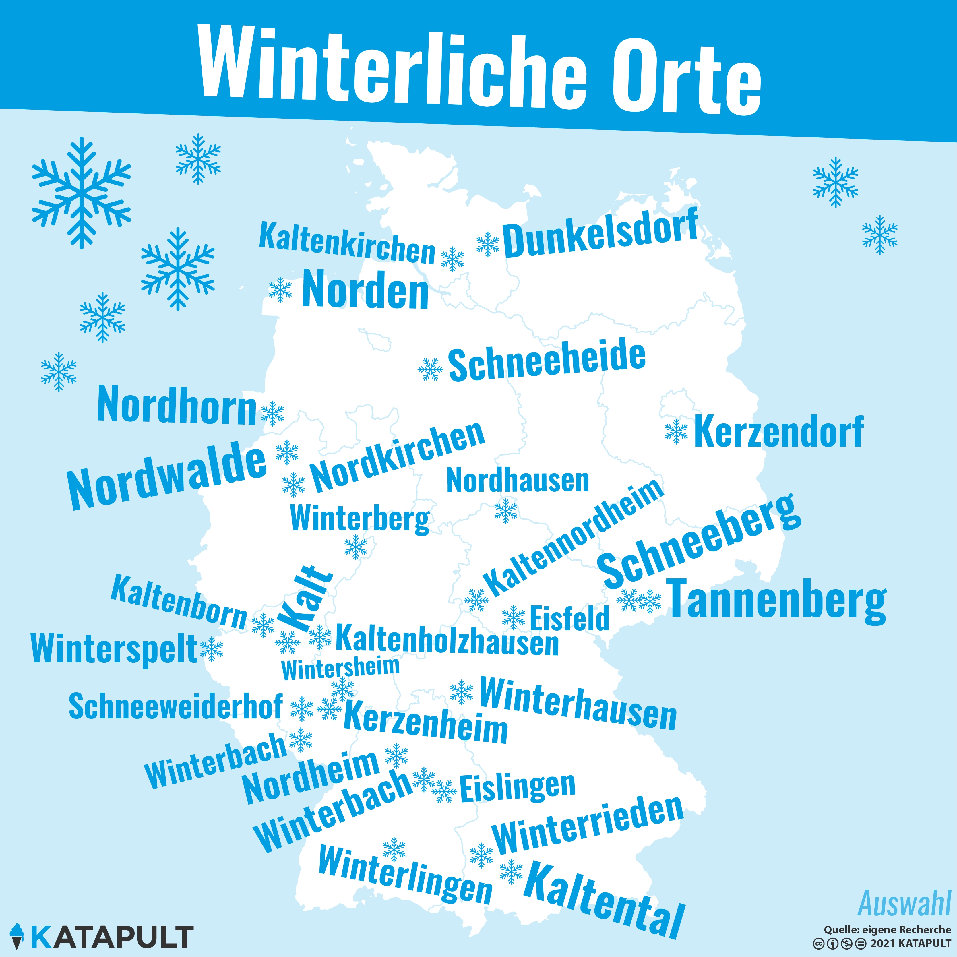 Kalt liegt im Westen