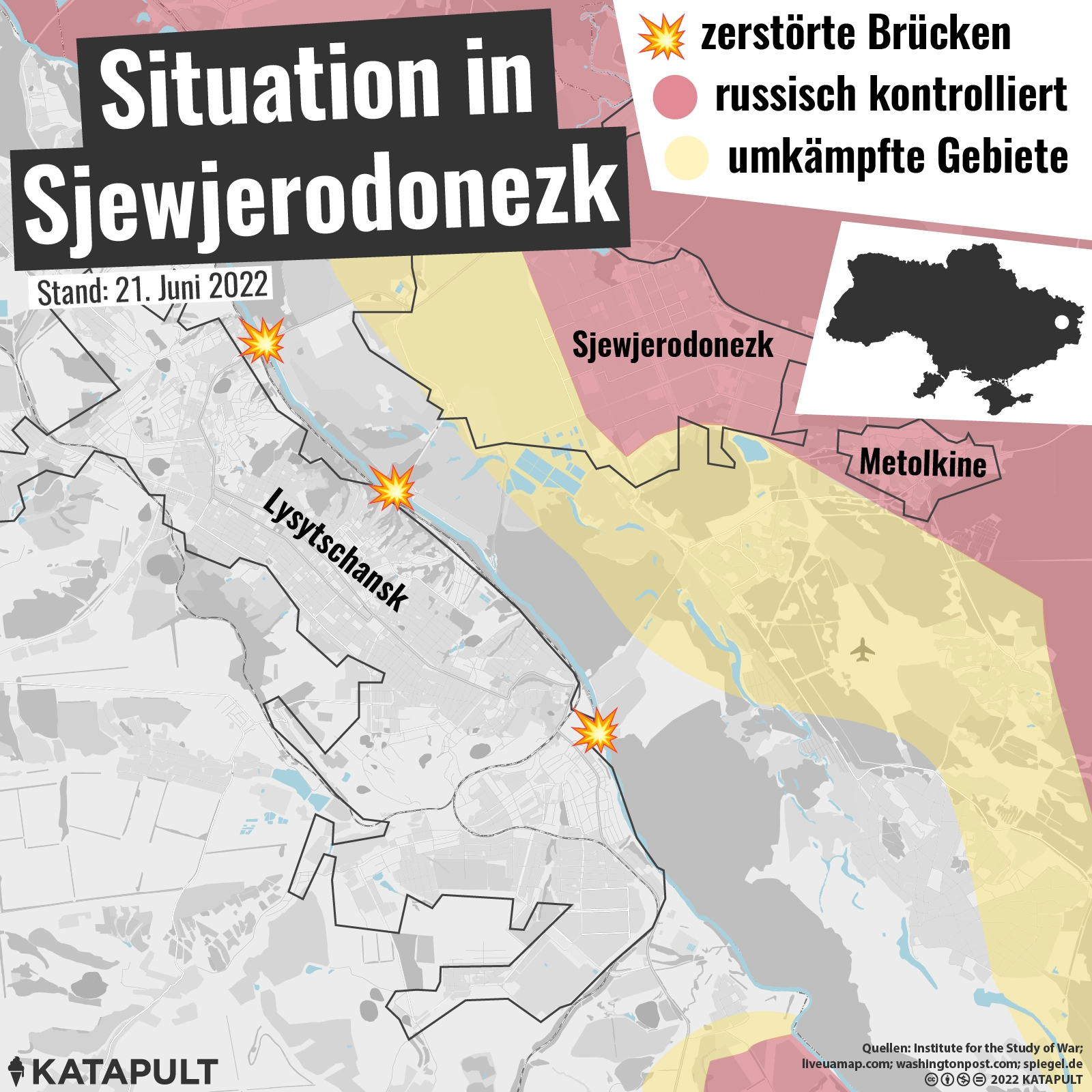Kampf um Sjewjerodonezk