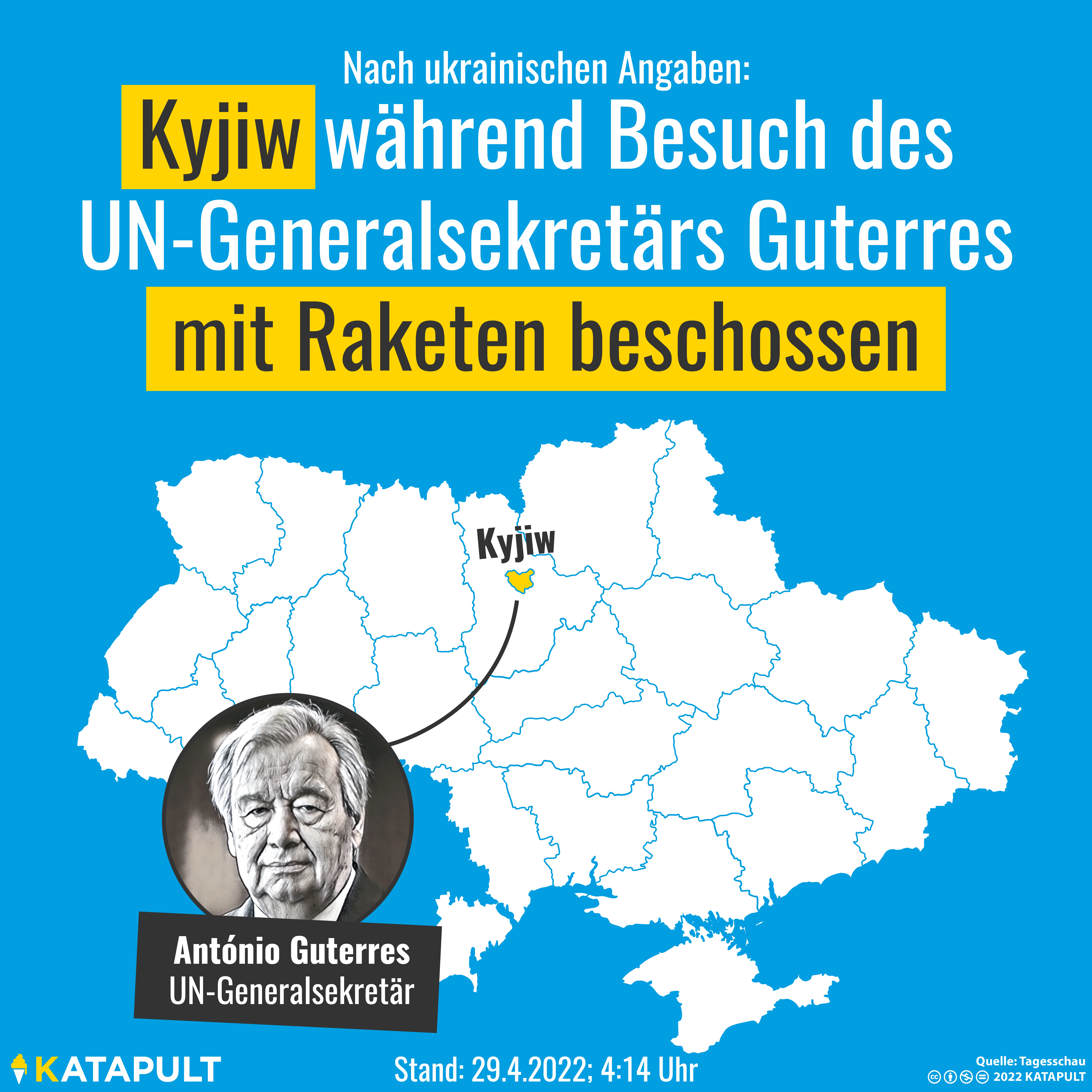 Kyjiw erstmals seit 2 Wochen wieder angegriffen
