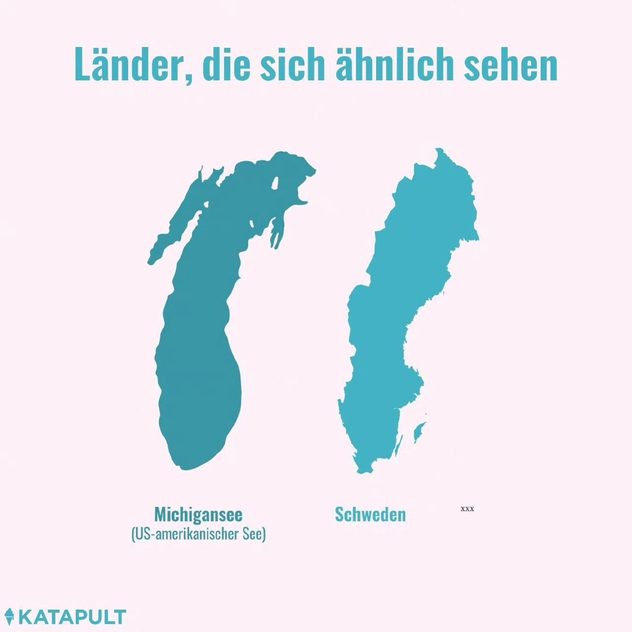 Länder, die sich ähnlich sehen