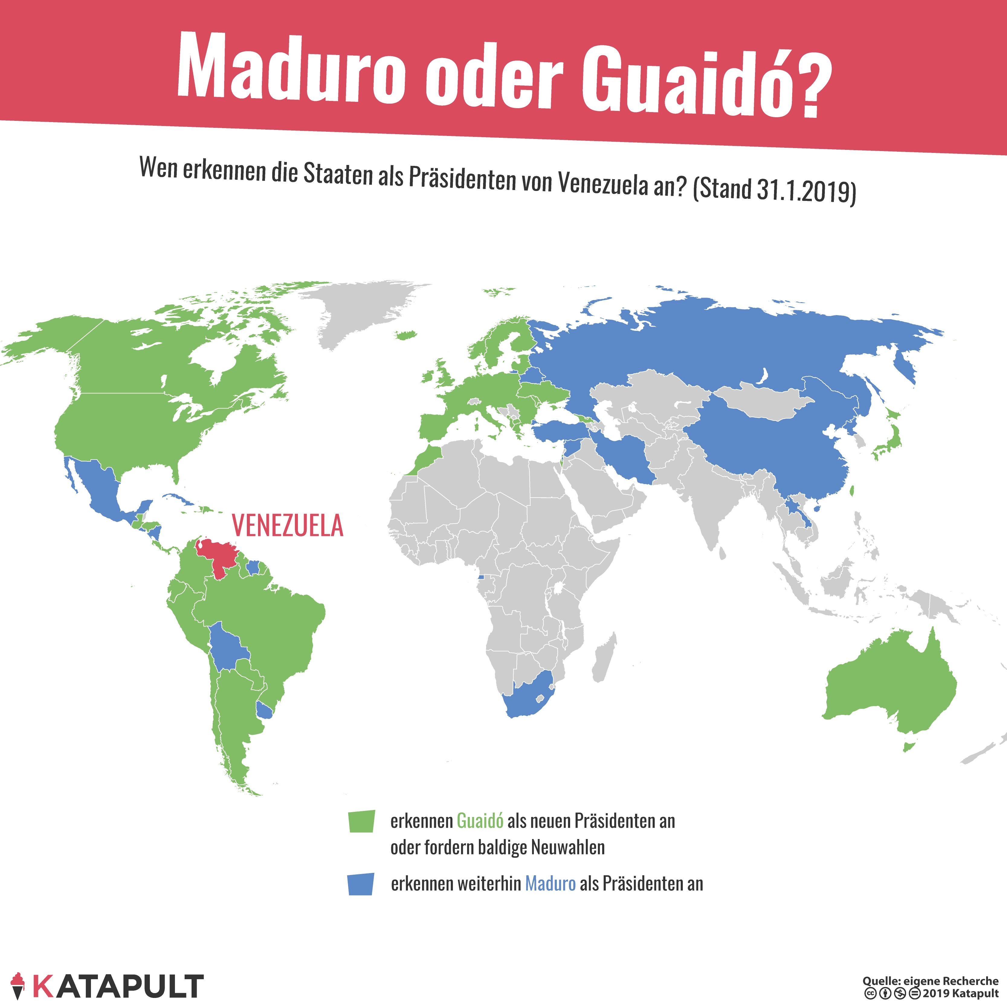 Maduro oder Guaidó?