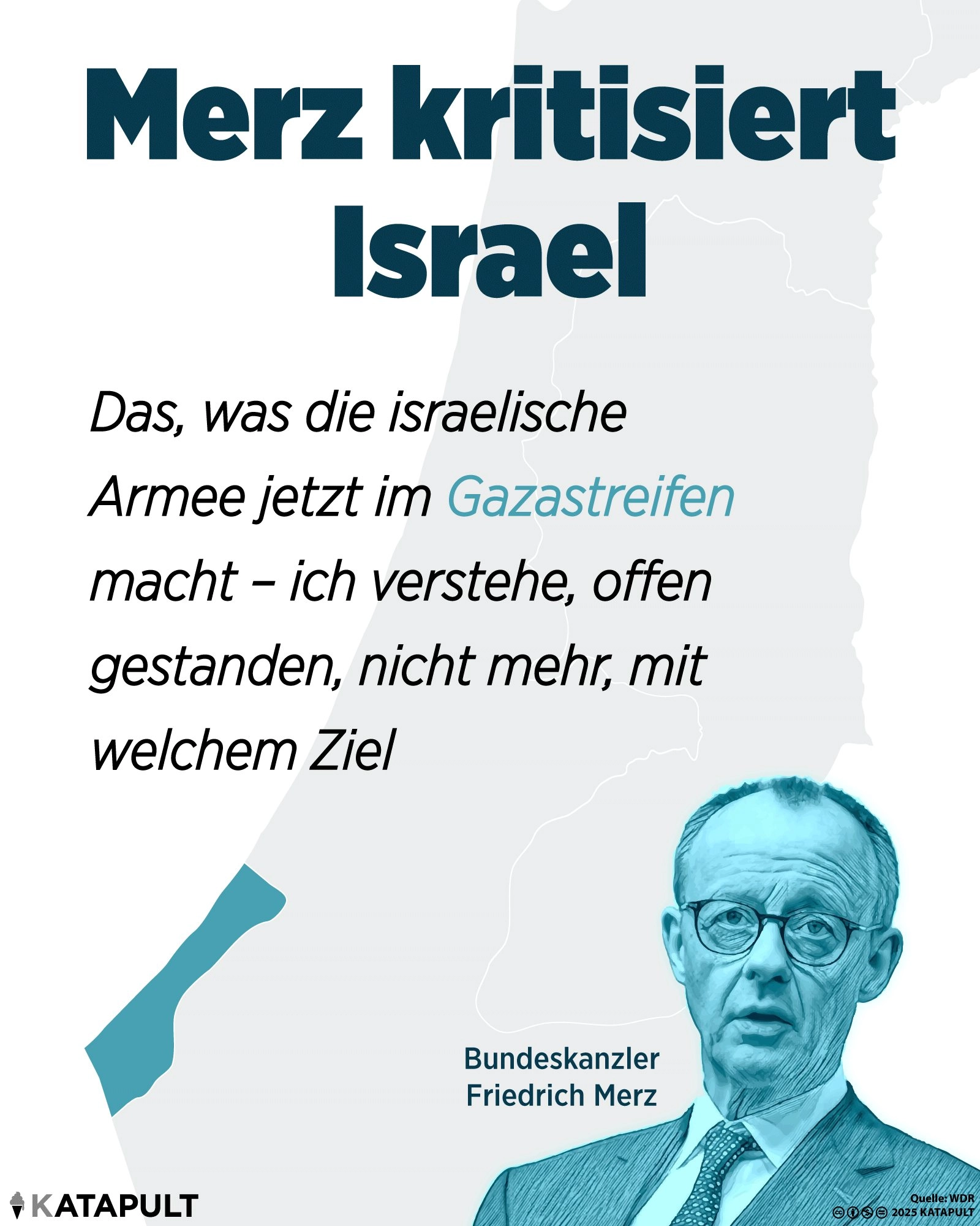 Merz kritisiert Israel