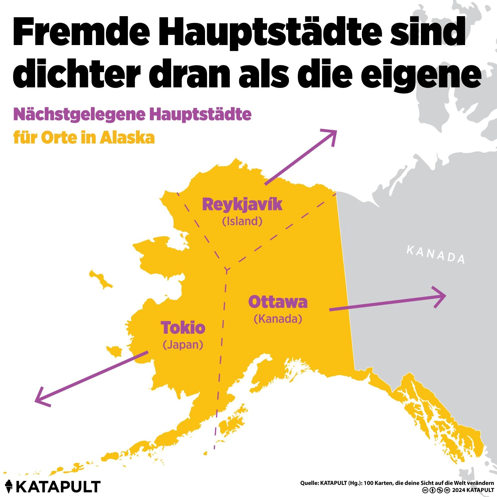 Nächstgelegene Hauptstädte