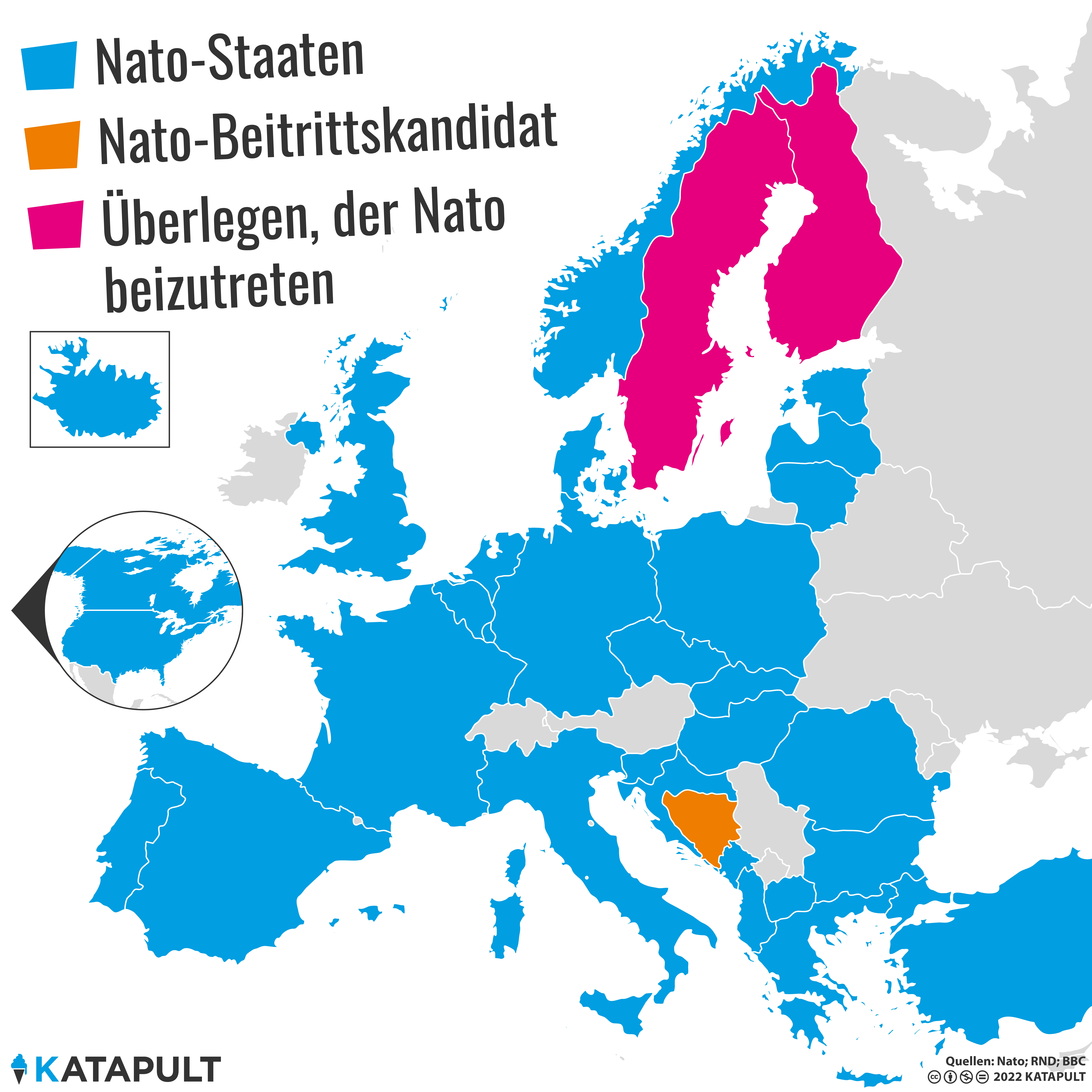 Nato-Beitritt für Schweden und Finnland?