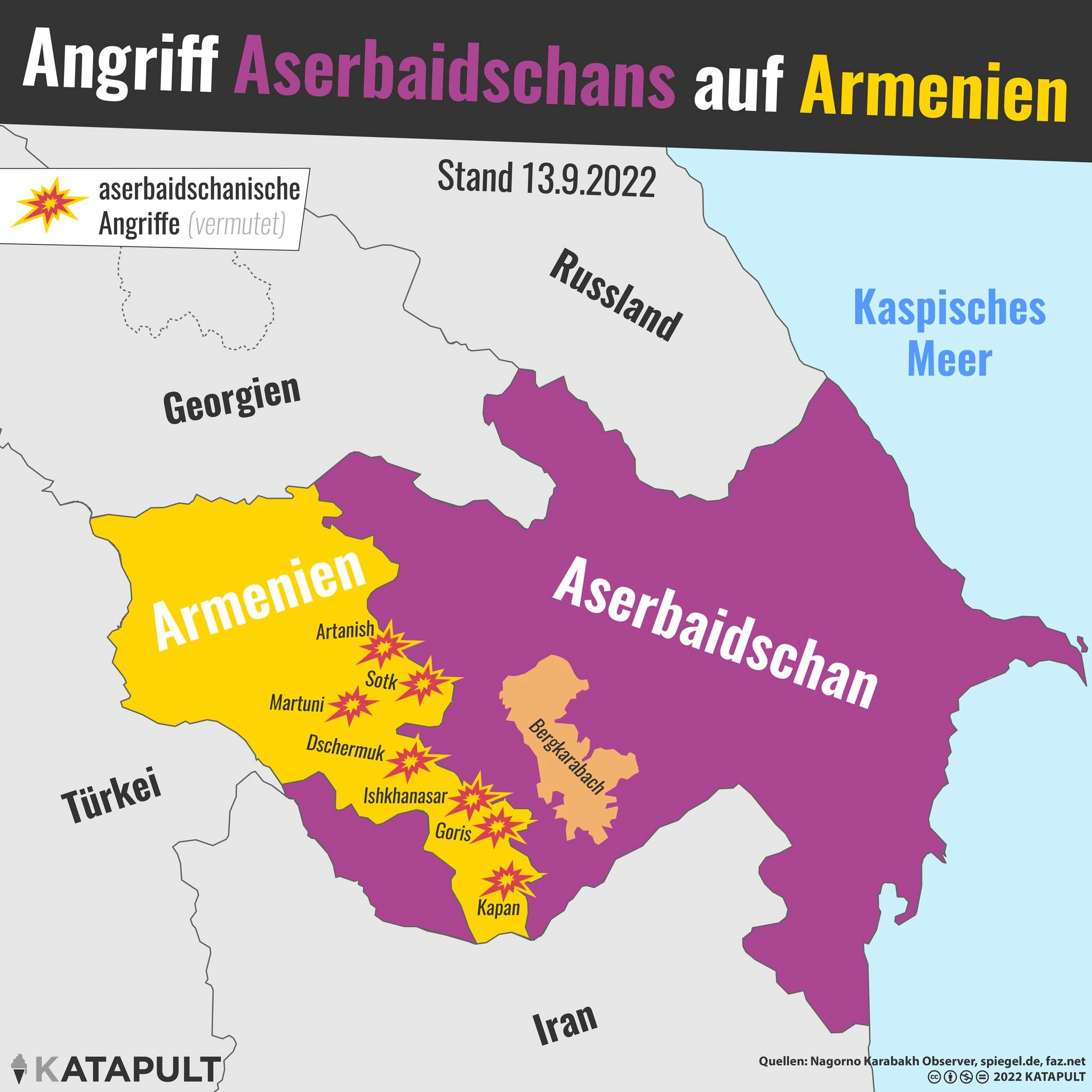 Neue Eskalation im Kaukasus