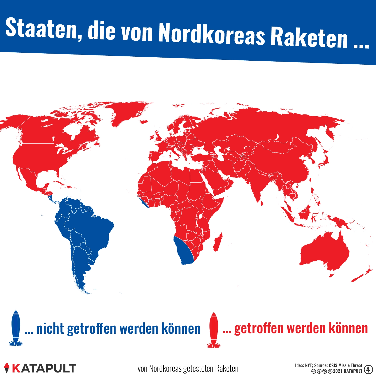 Nordkoreanische Raketen: Bald mit weltweiter Reichweite?